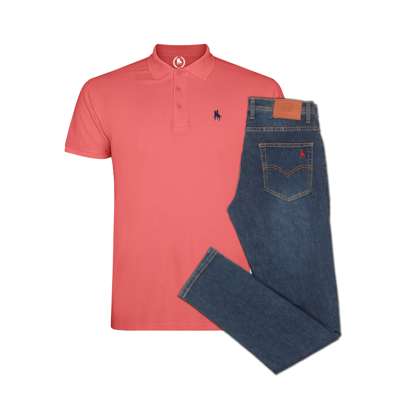 Conjunto Hombre Polo y Vaquero Medio Ibiza