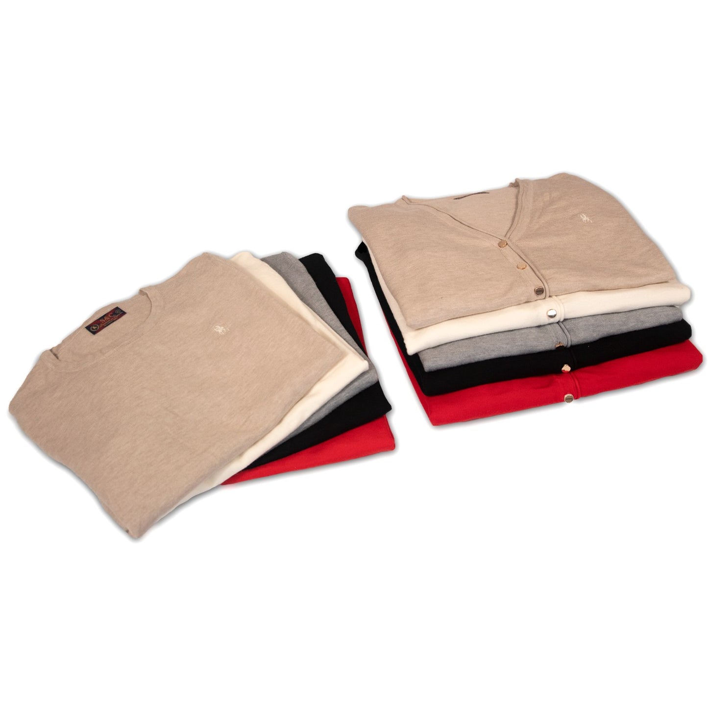 Conjunto jersey manga corta con rebeca