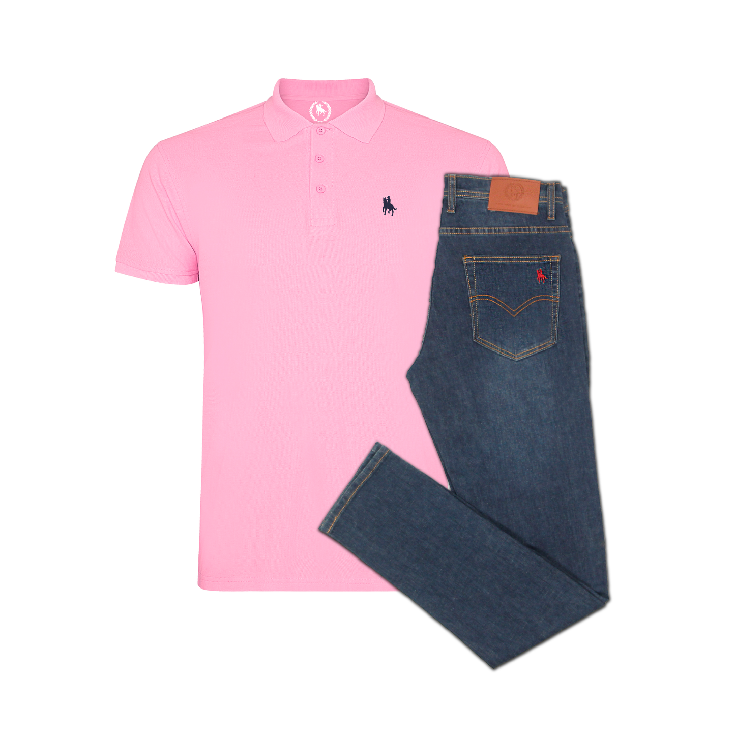 Conjunto Hombre Polo y Vaquero Medio Ibiza
