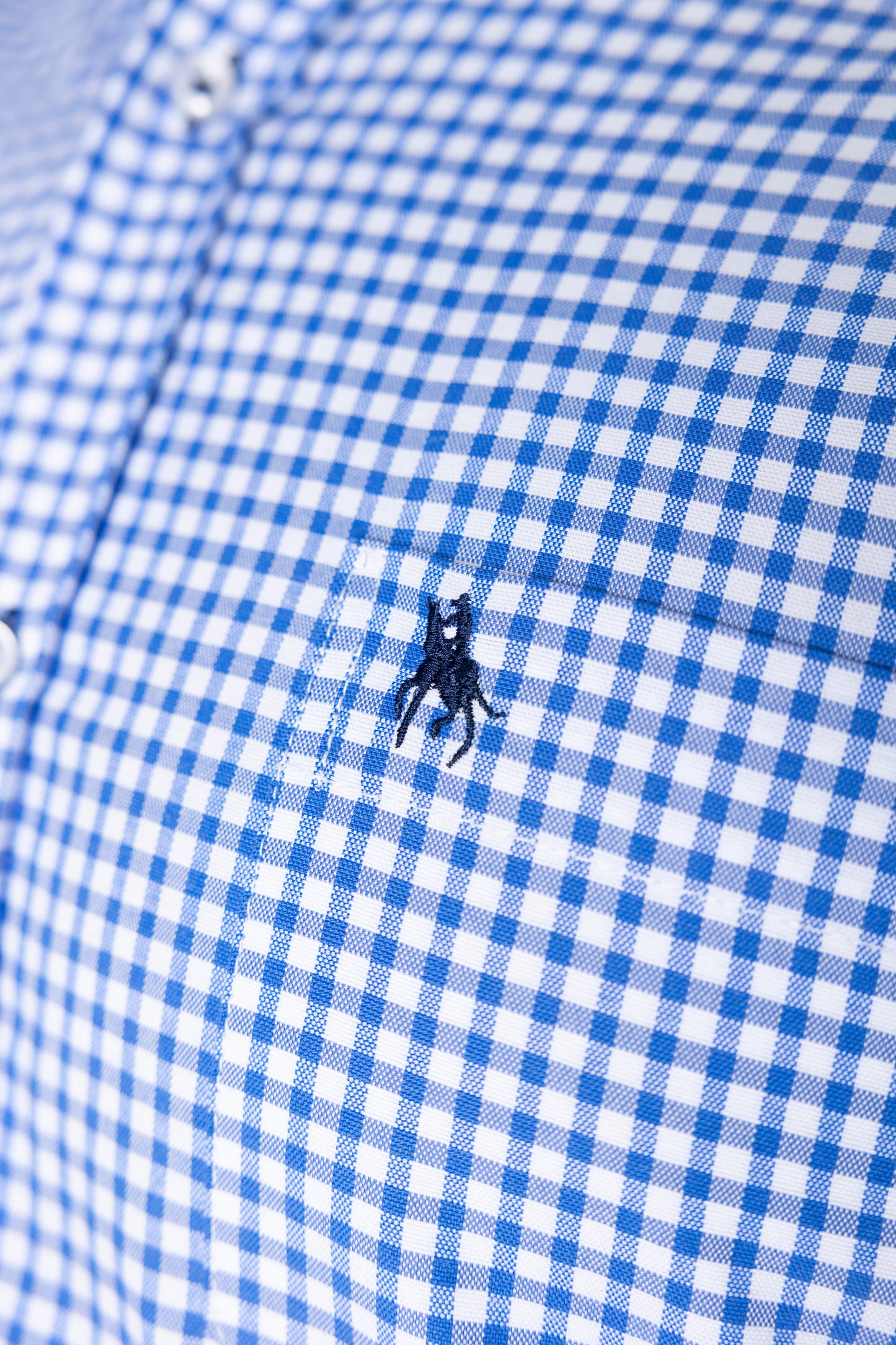 Camisa cuadros azul marino