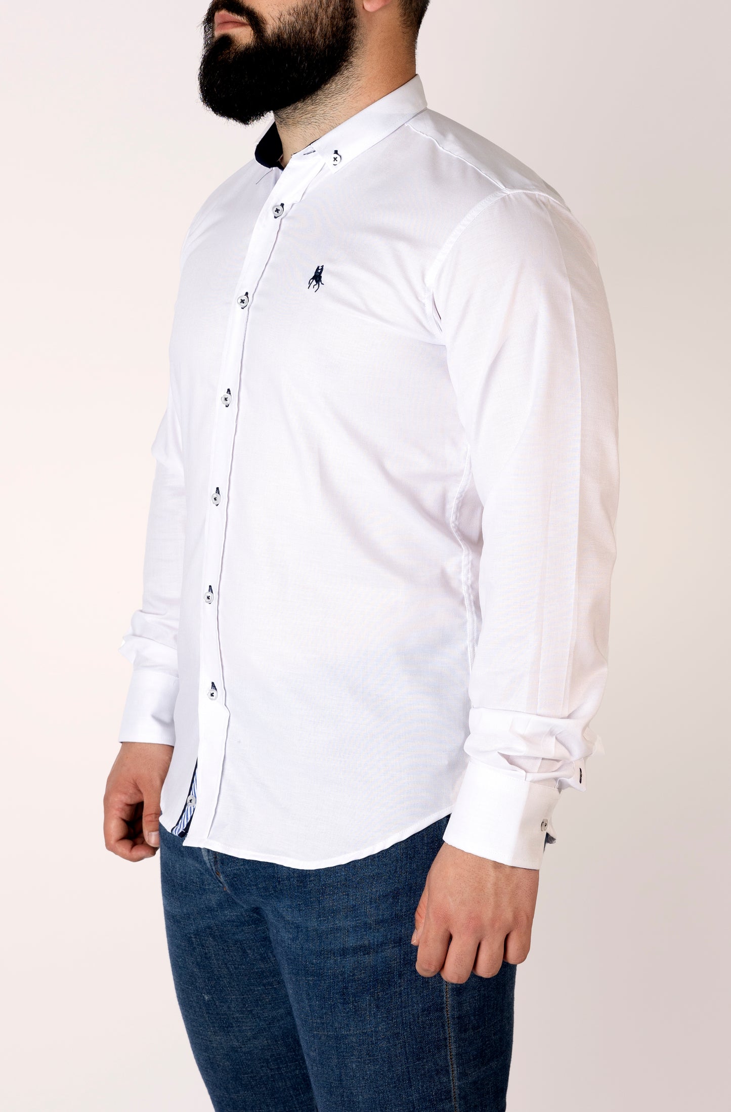 Camisa lisa blanca