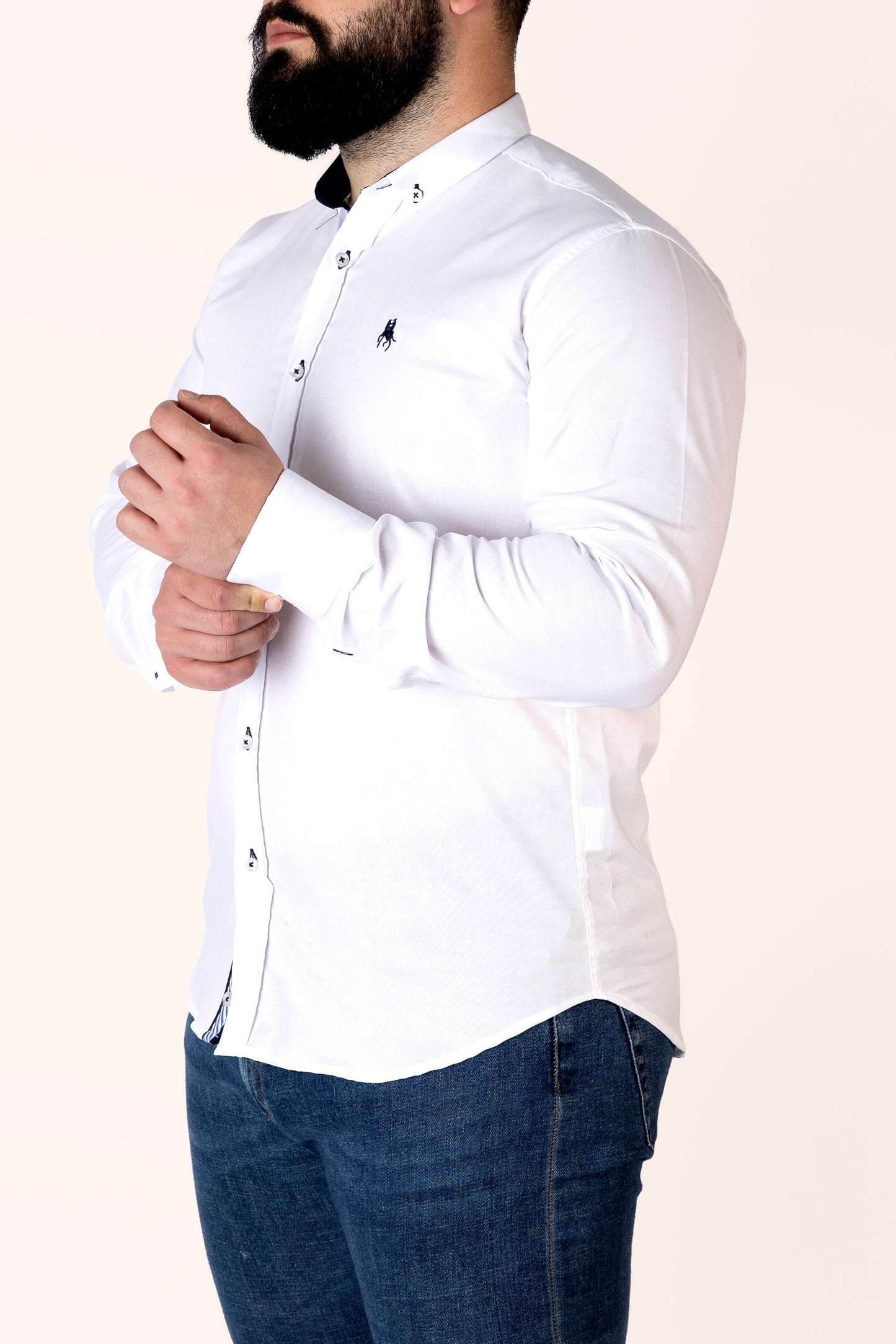 Camisa lisa blanca