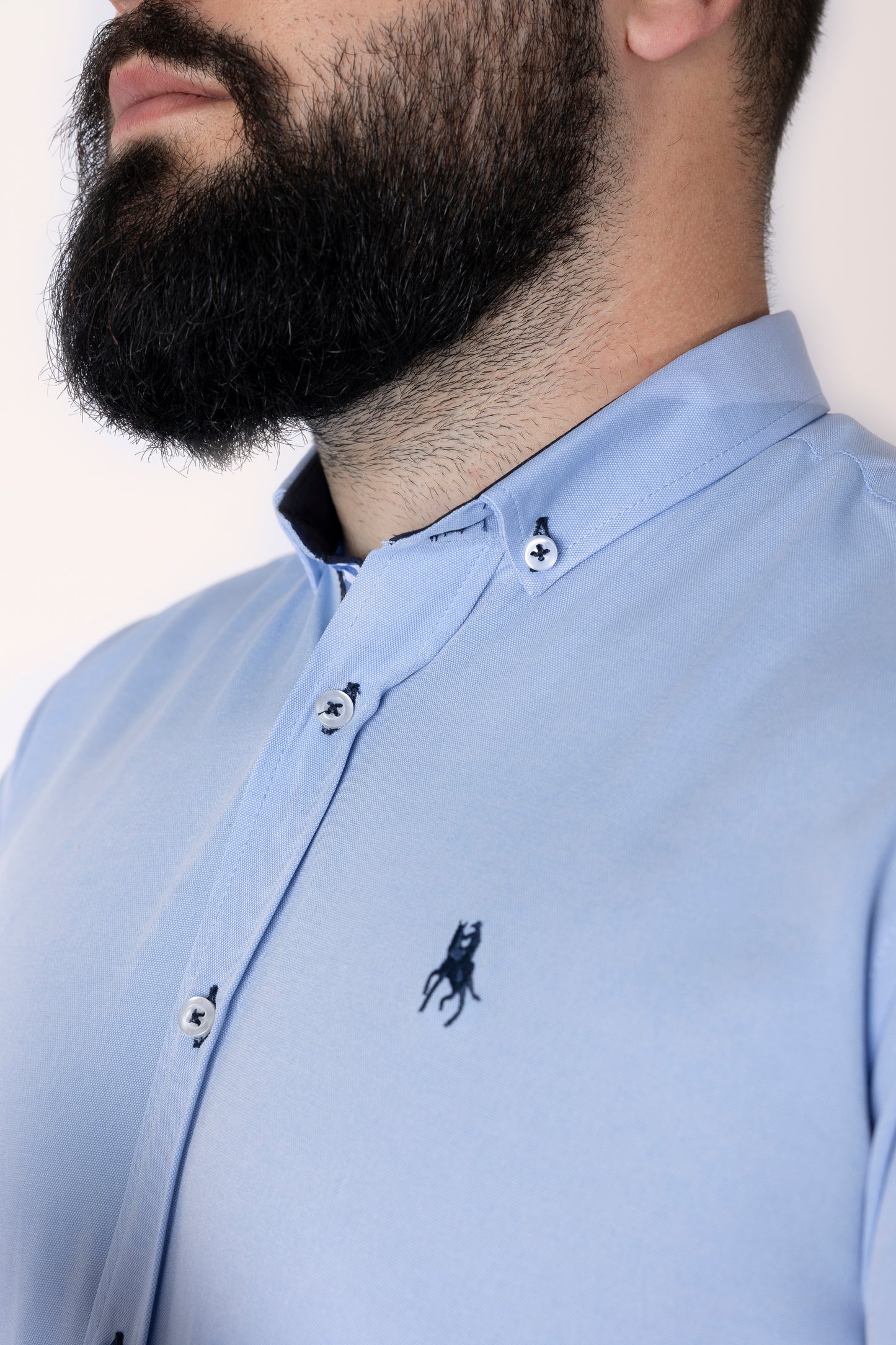 Camisa lisa celeste