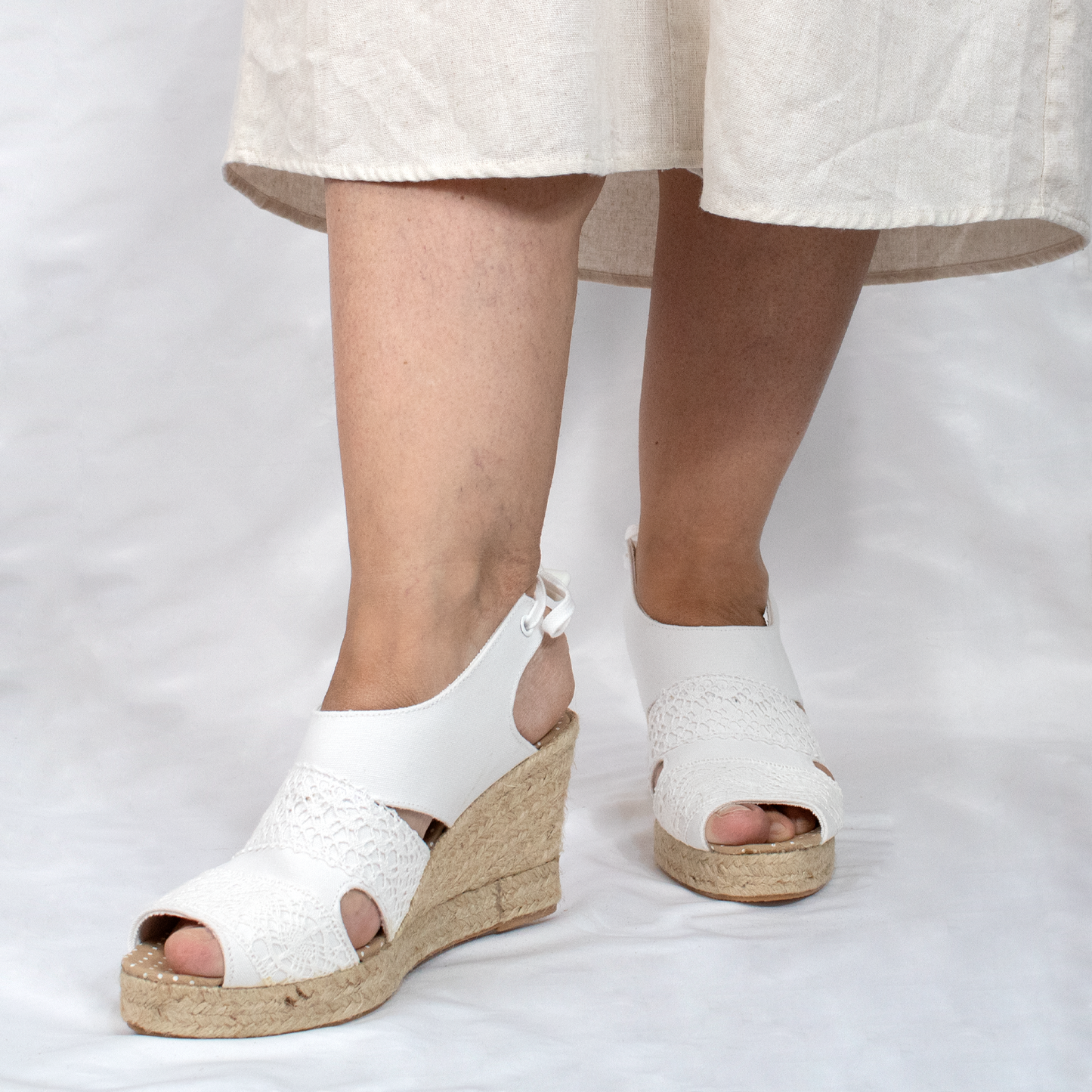Sandalias cerradas de cuña colección Ibiza