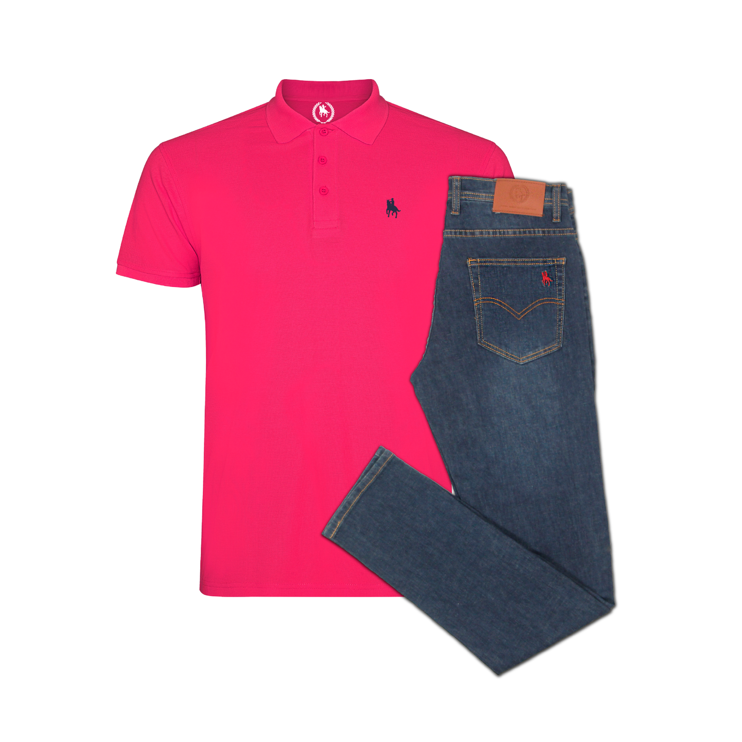 Conjunto Hombre Polo y Vaquero Medio Ibiza