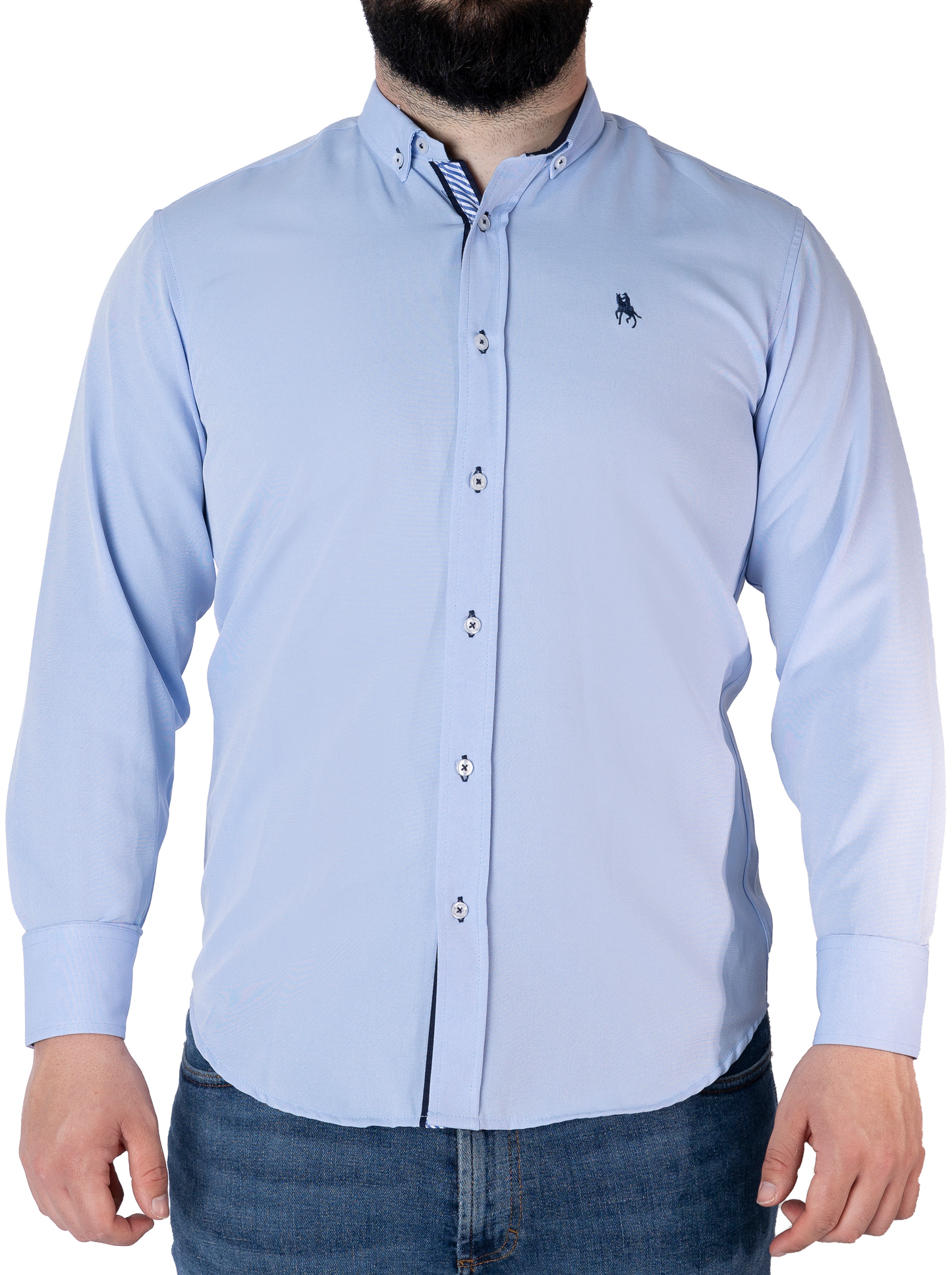 Camisa lisa celeste