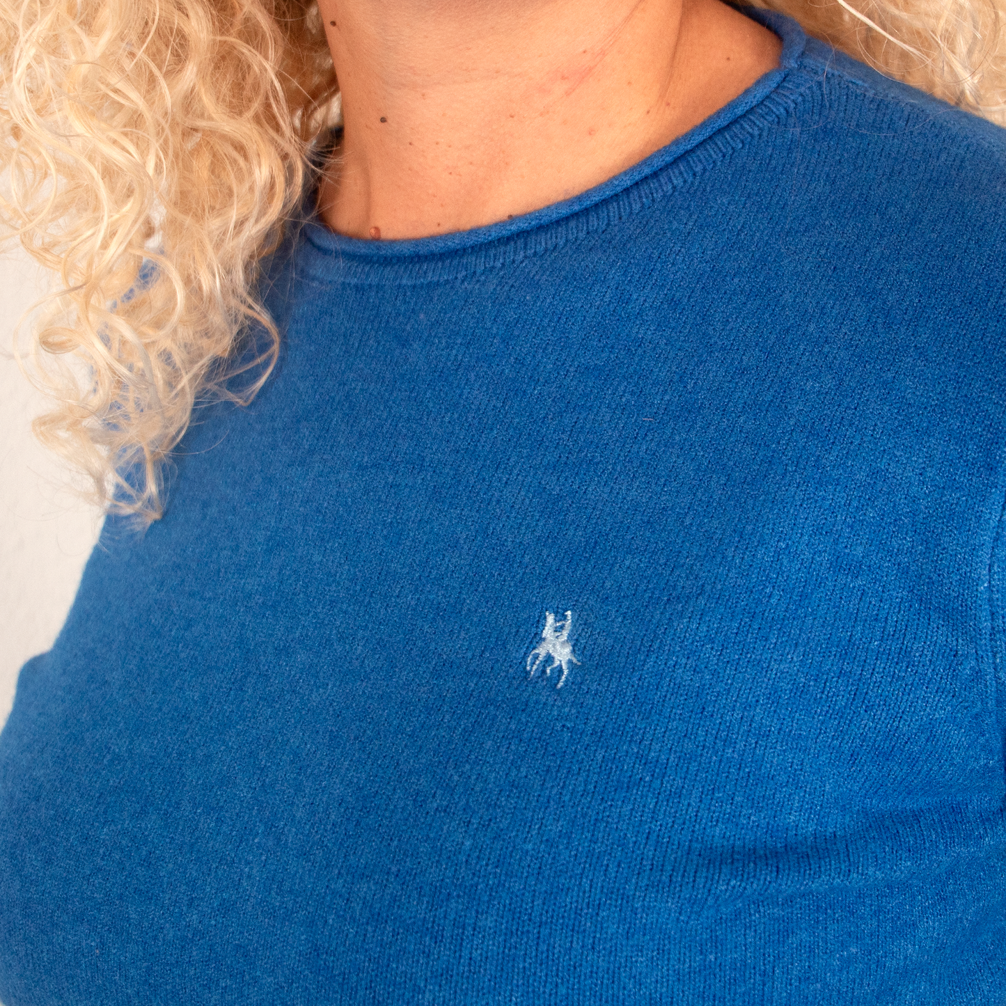 Jersey de Mujer Cuello Redondo Royal
