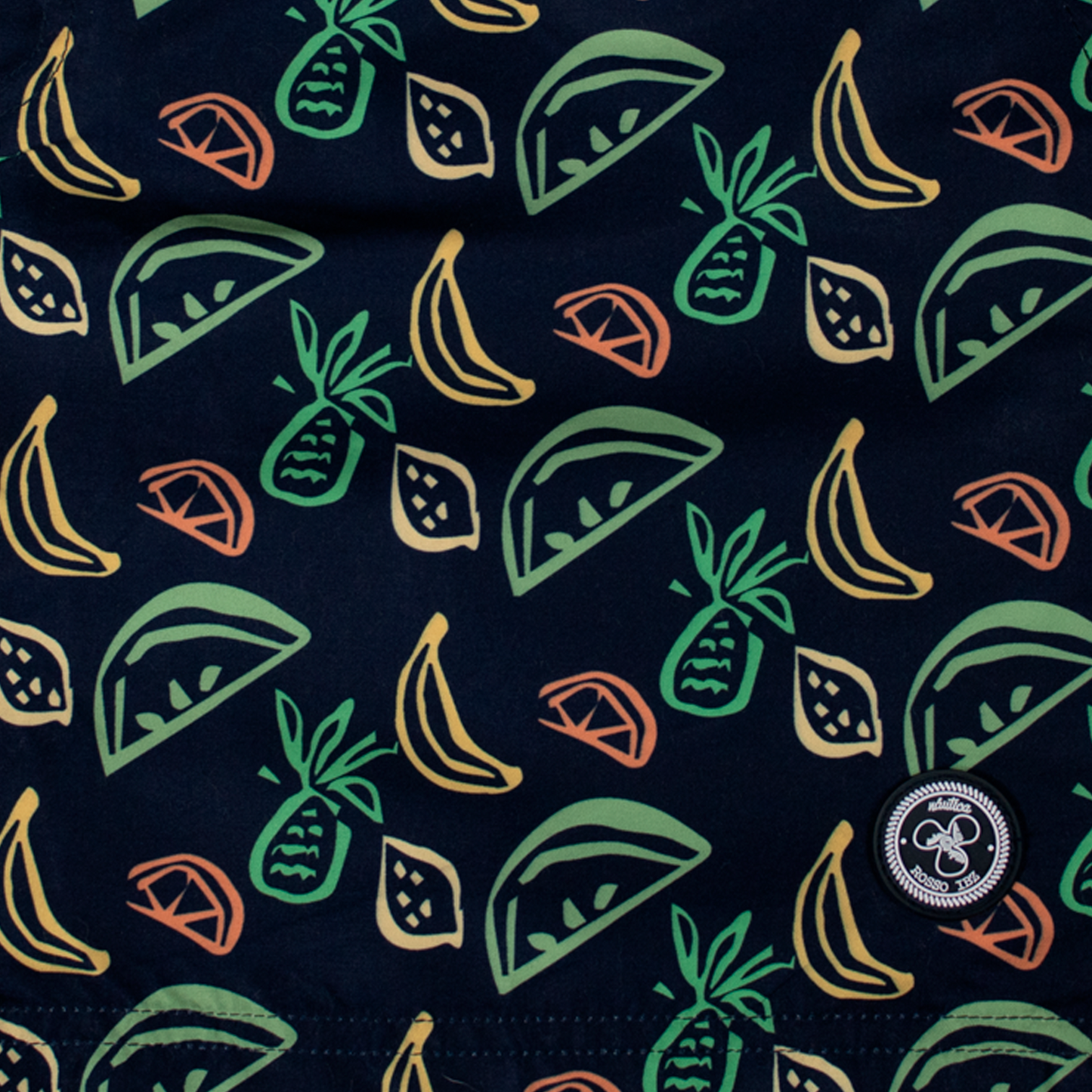 Bañador Marino estampado frutas