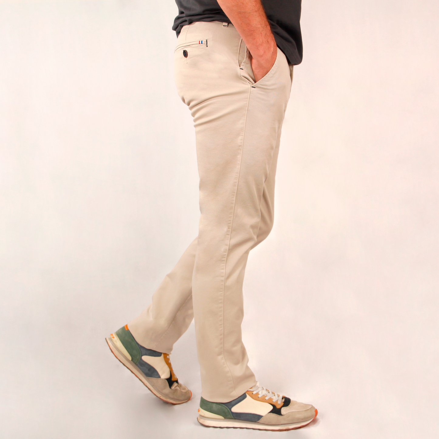 Pantalón chino Blanco roto