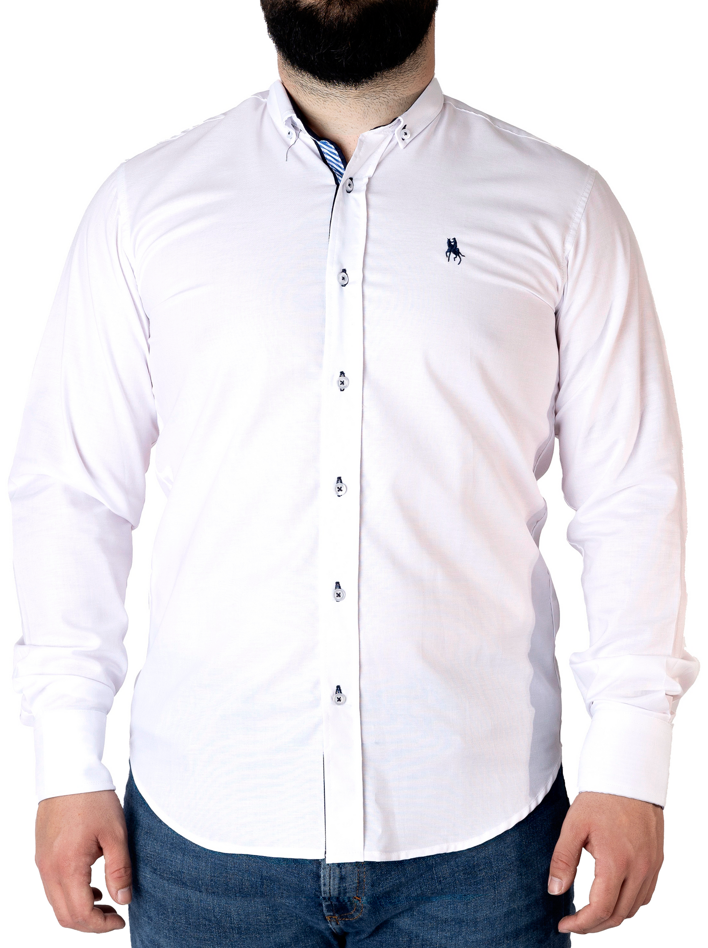 Camisa lisa blanca