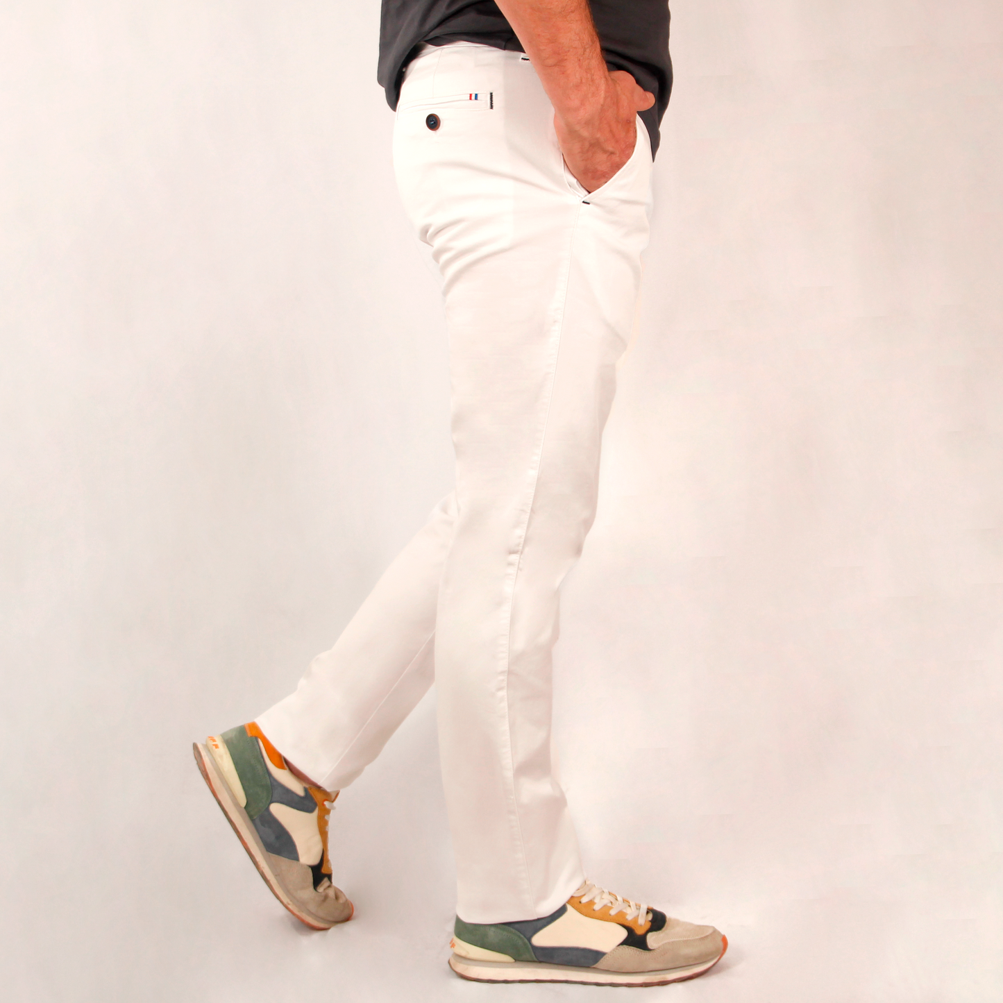 Pantalón chino Blanco