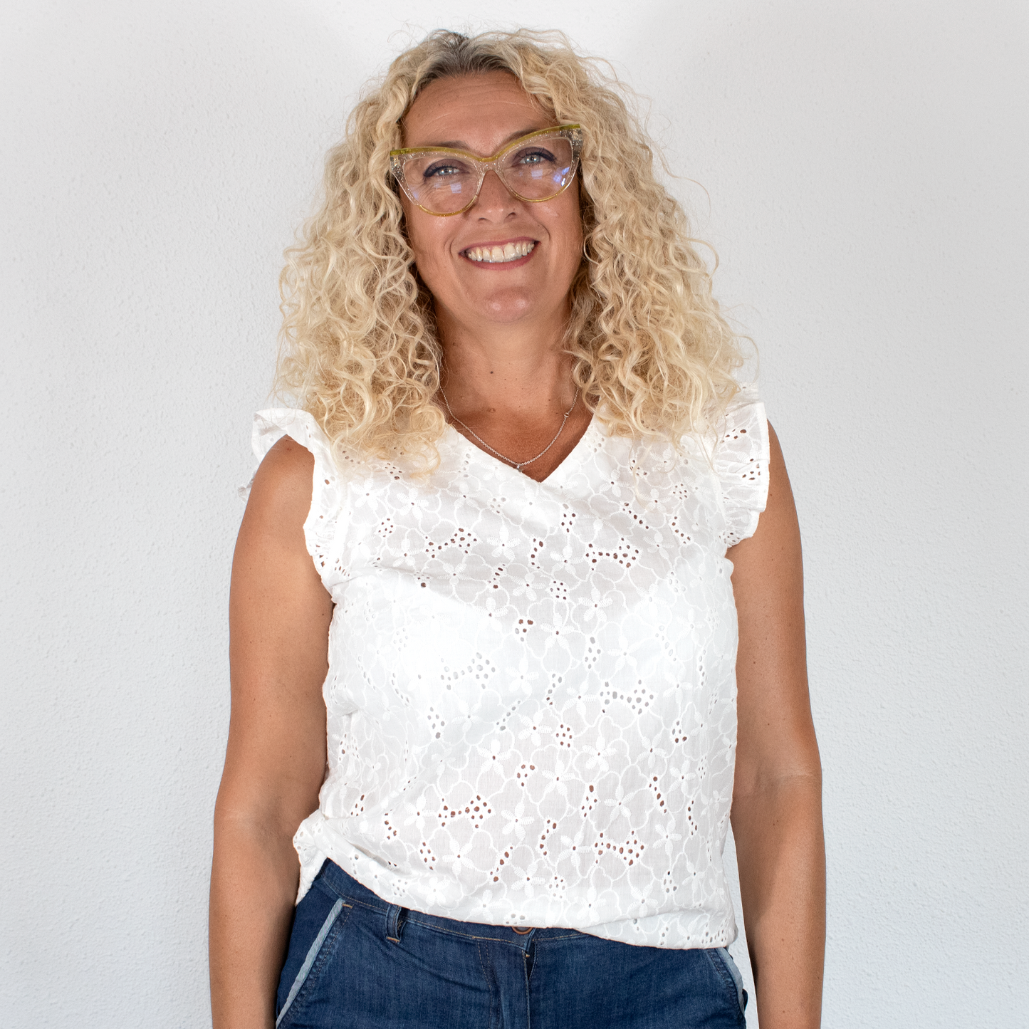 Blusa cuello pico