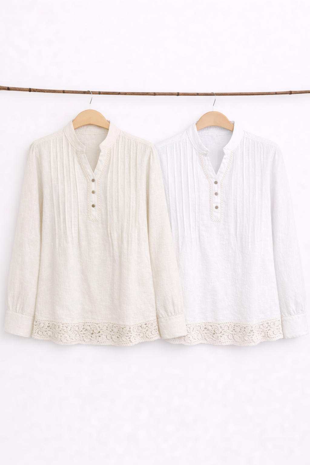 Blusa blanca con botones