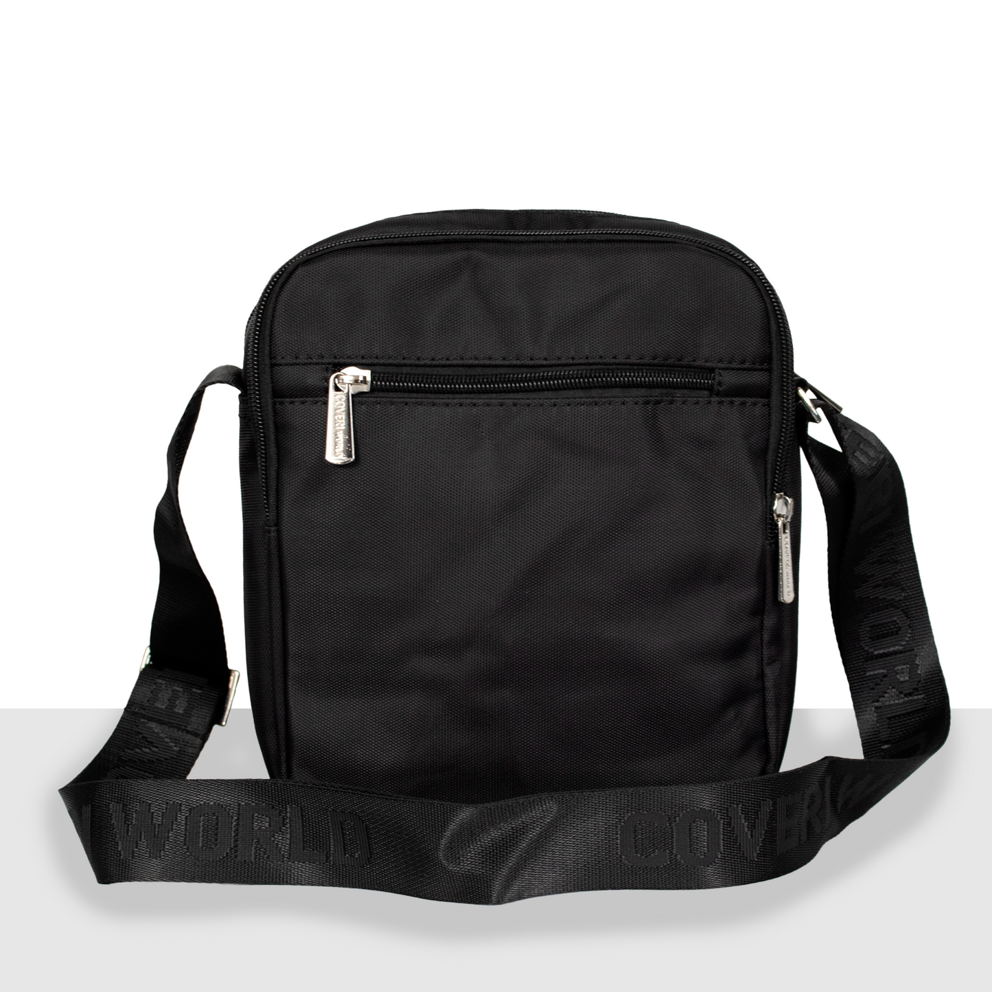 Bandolera hombre negro tela