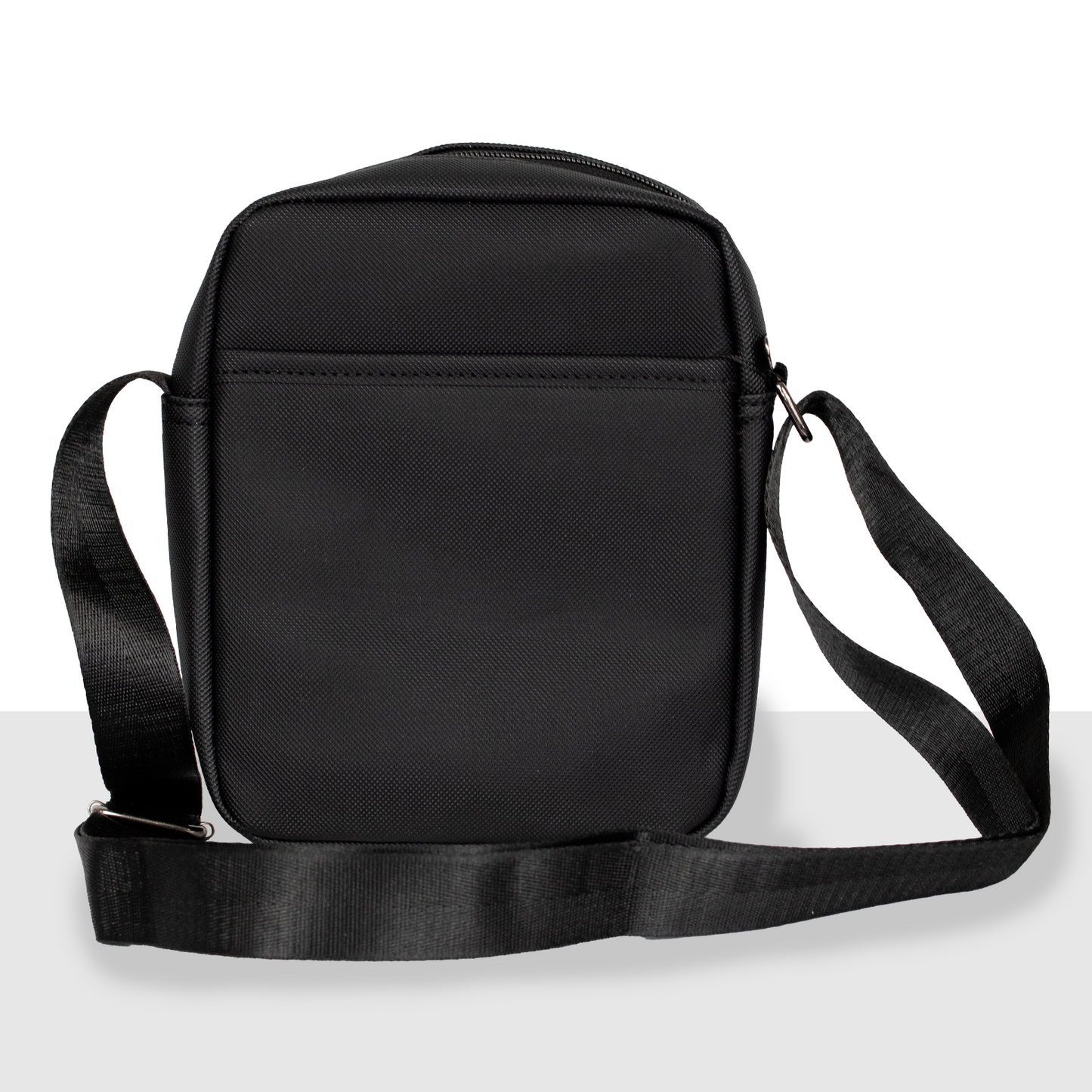 Bandolera hombre negro tela