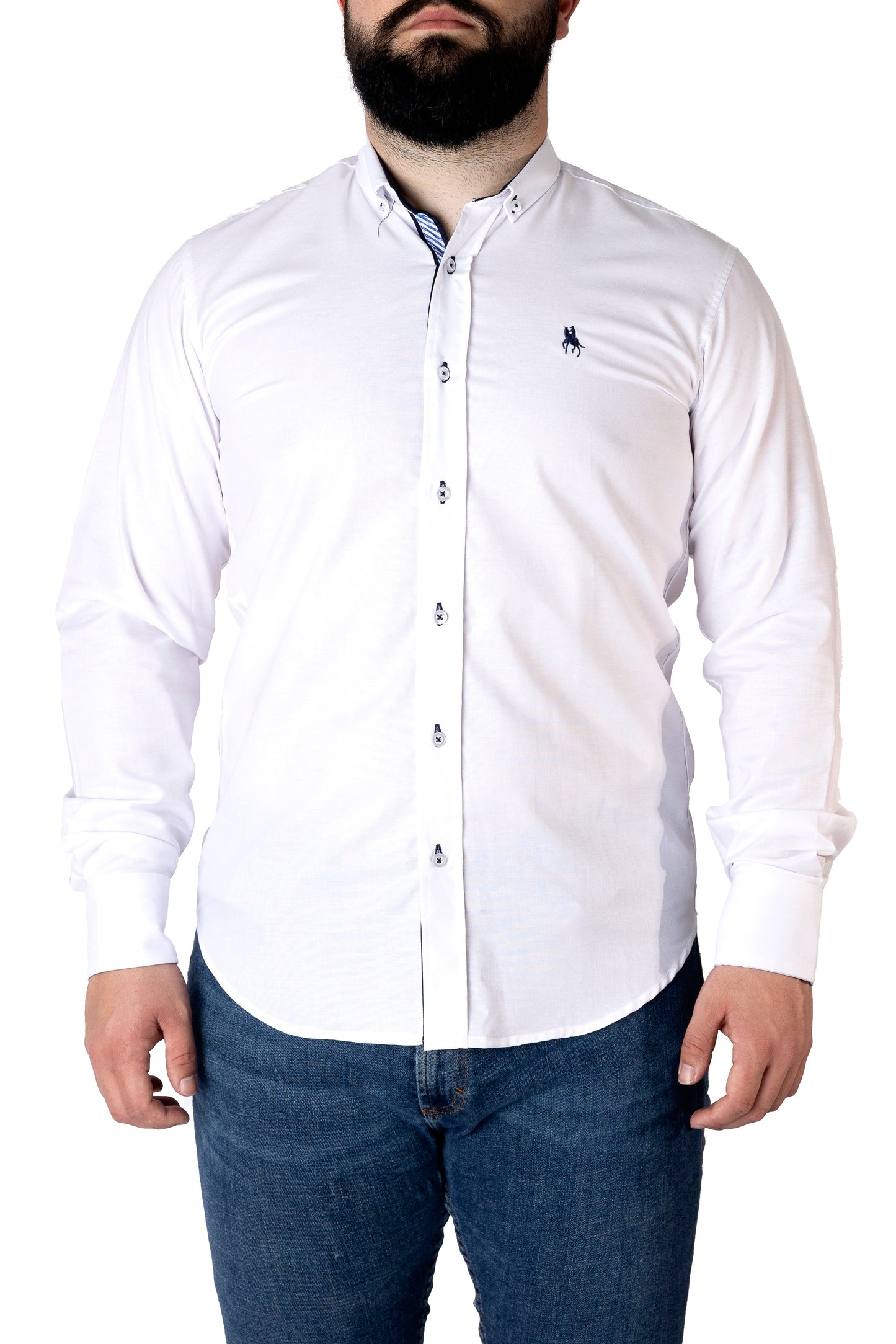 Camisa lisa blanca