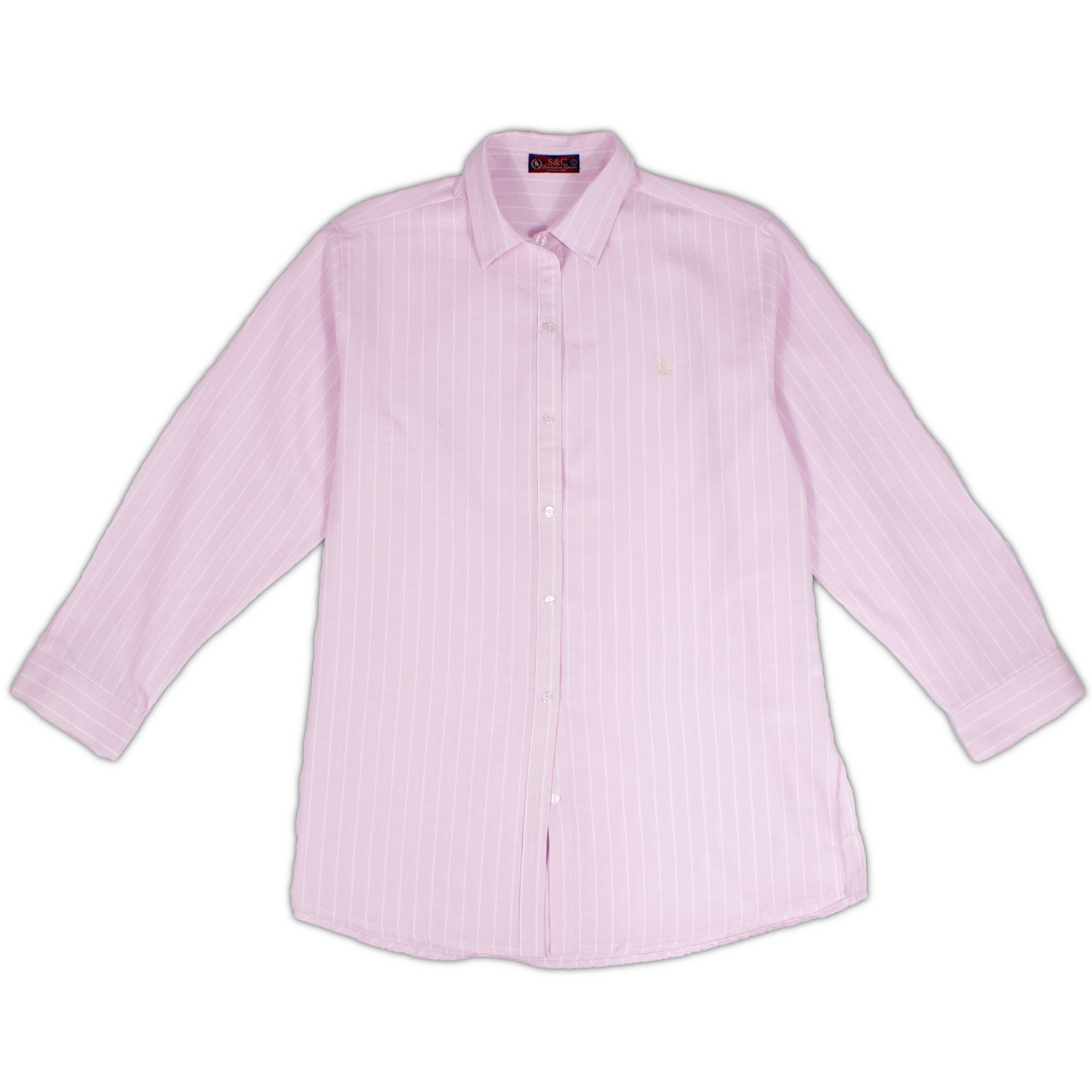 Camisa oversize de mujer Rosa Rayas