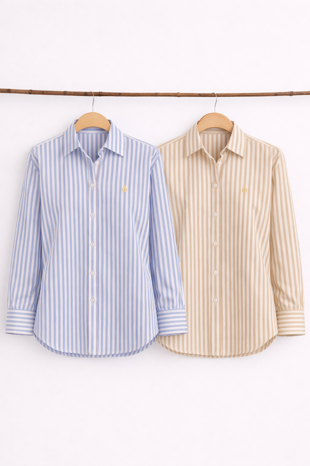 Camisa celeste rayas oversice