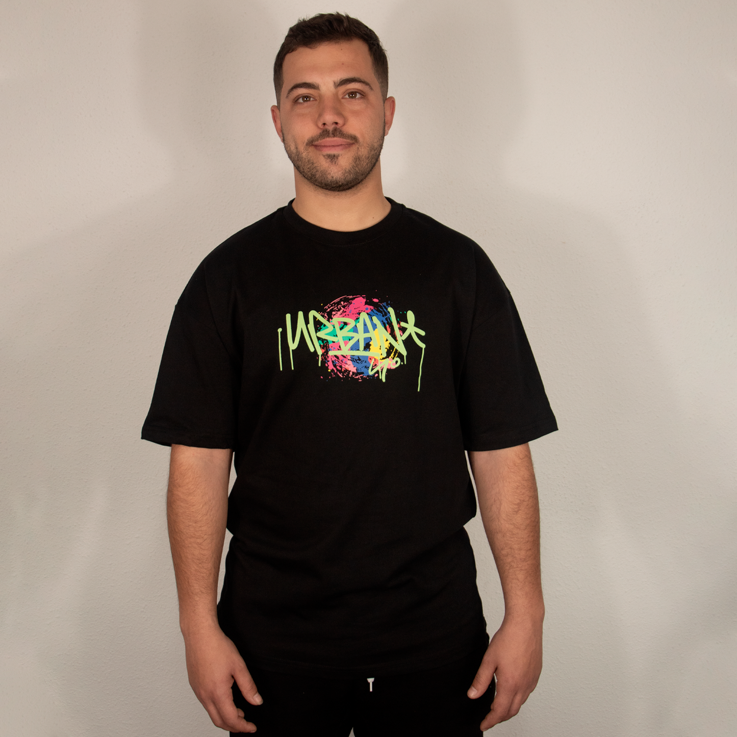 Camiseta Oversize "Urban" Negra