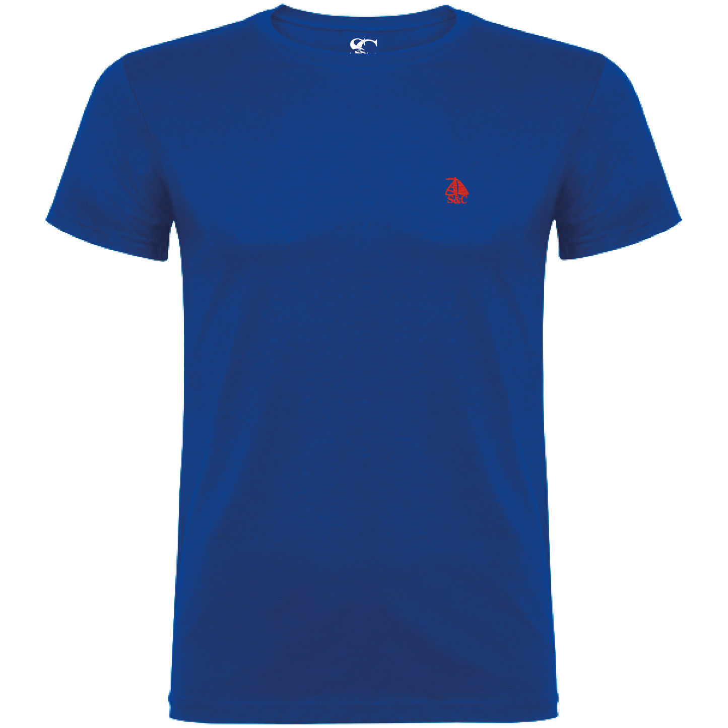 Camiseta Azul royal manga corta