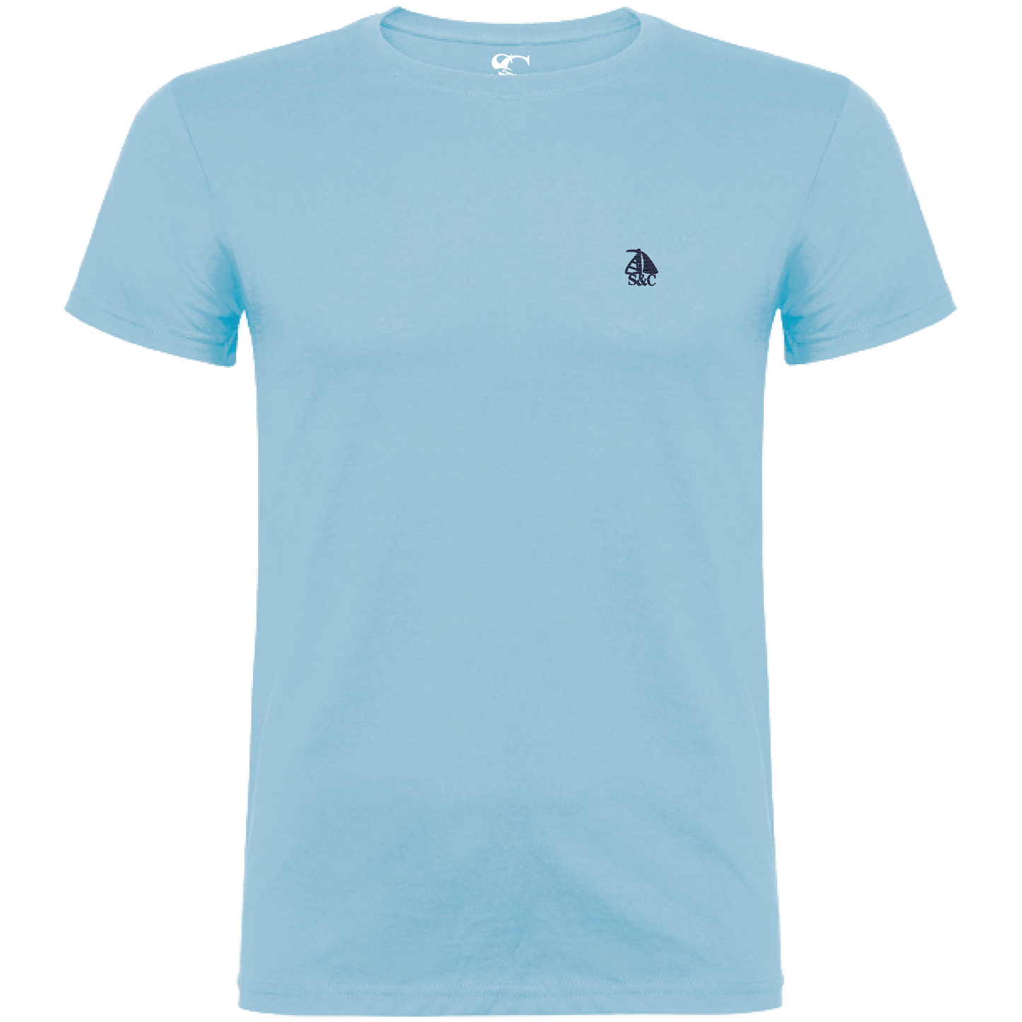 Camiseta Azul celeste manga corta