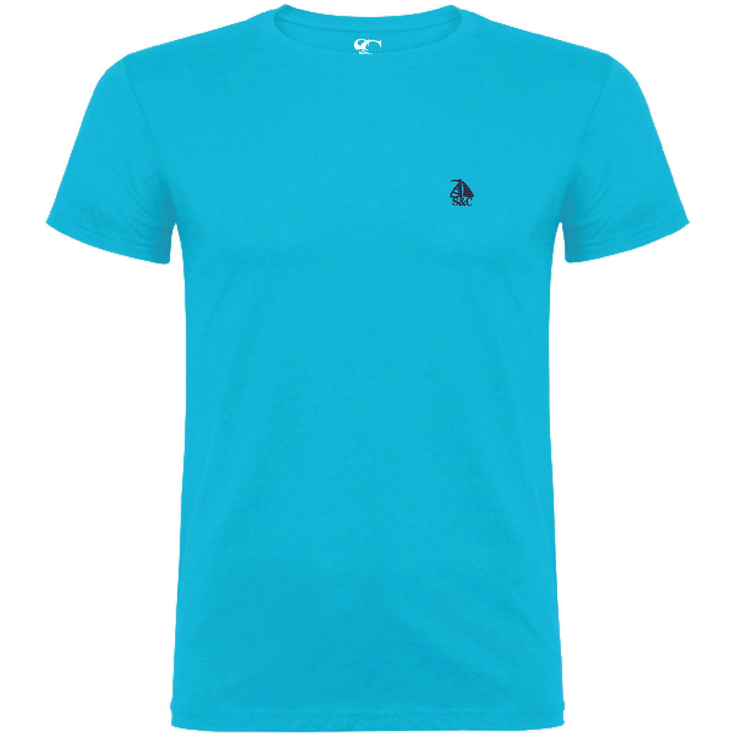 Camiseta Turquesa manga corta