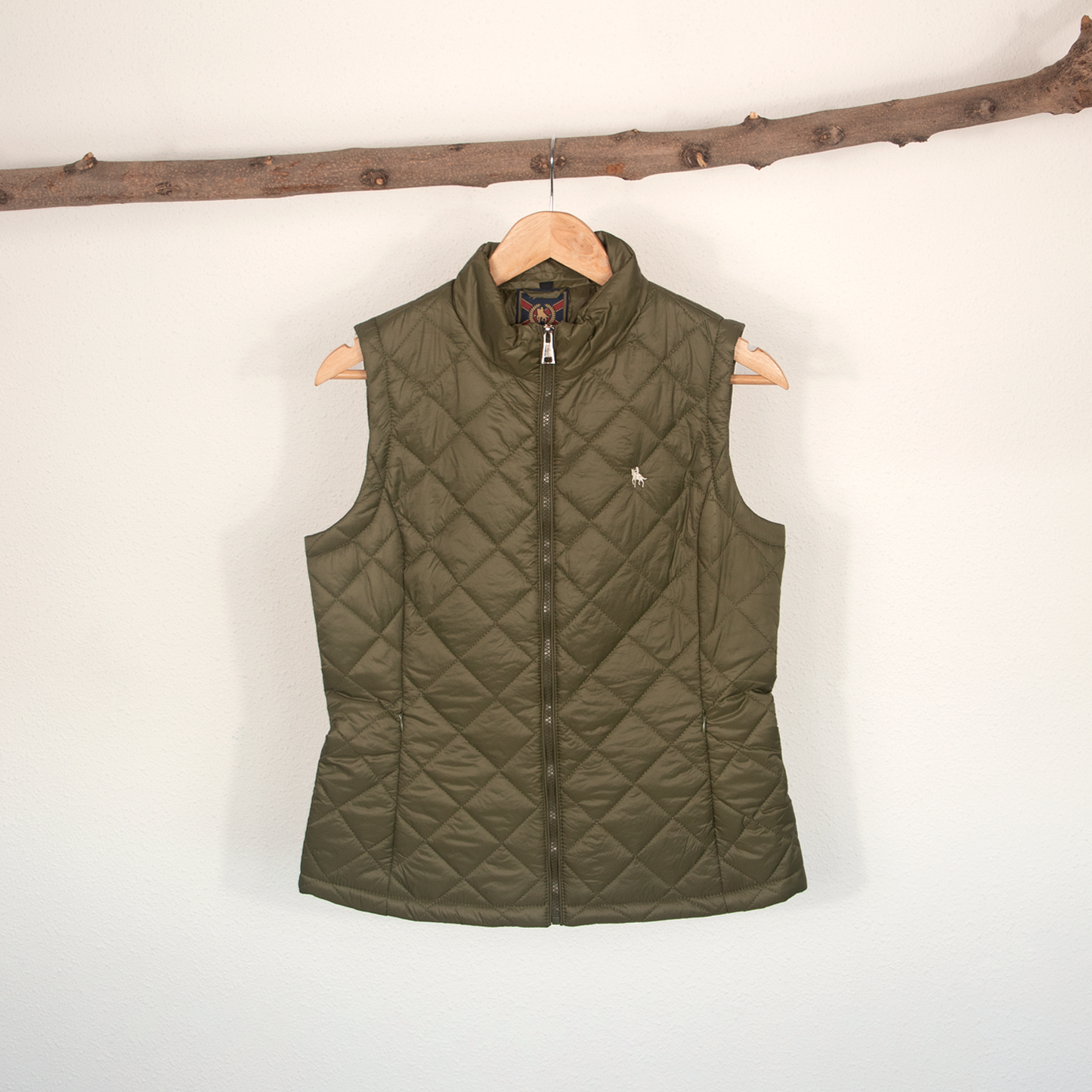 Chaleco Acolchado de Mujer Kaki