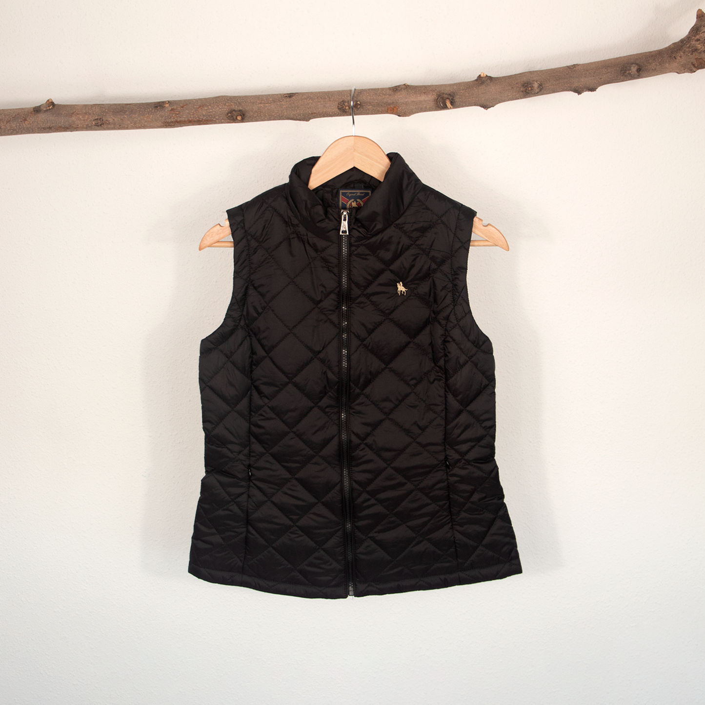 Chaleco Acolchado de Mujer Negro