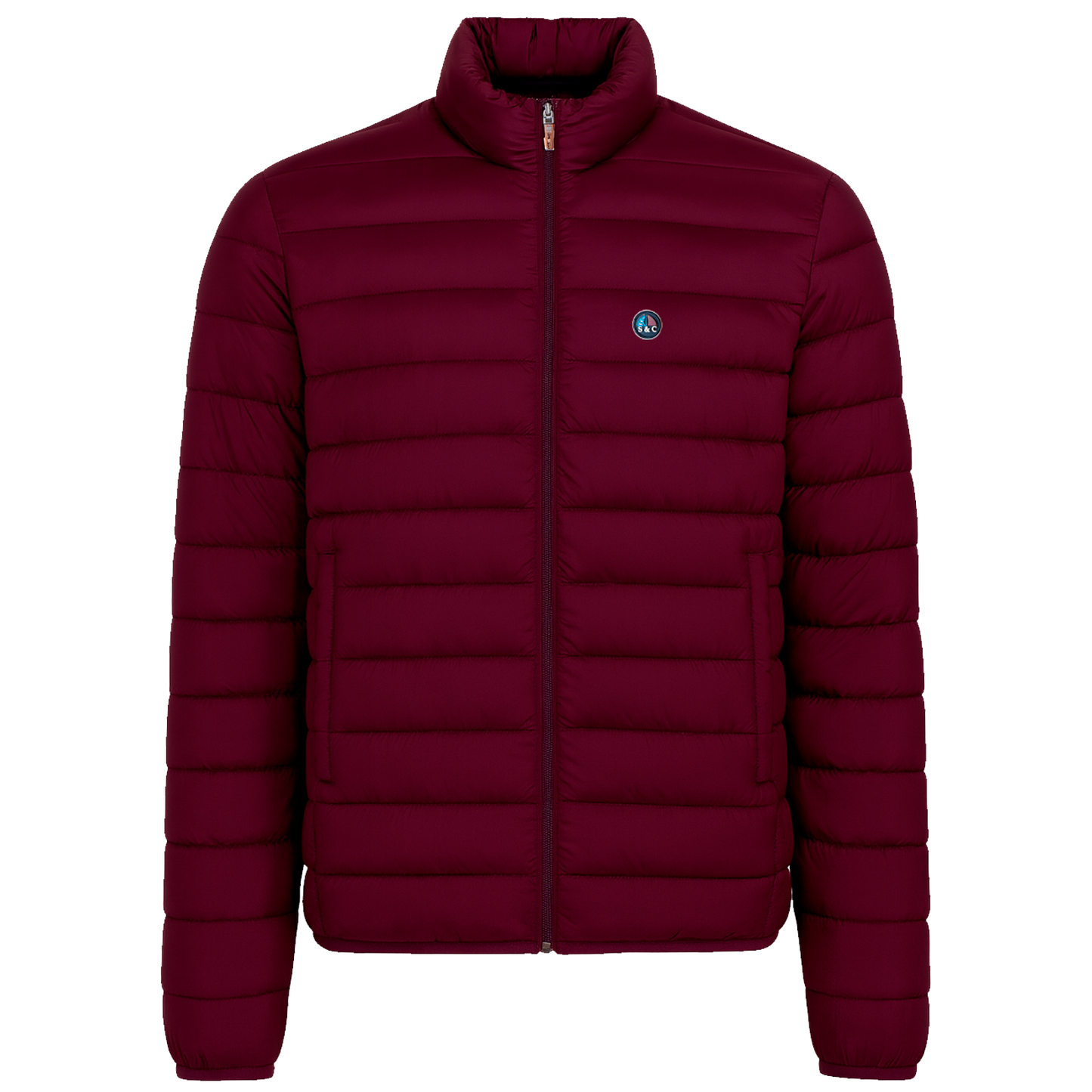 Chaqueta LETUR acolchado de hombre berenjena