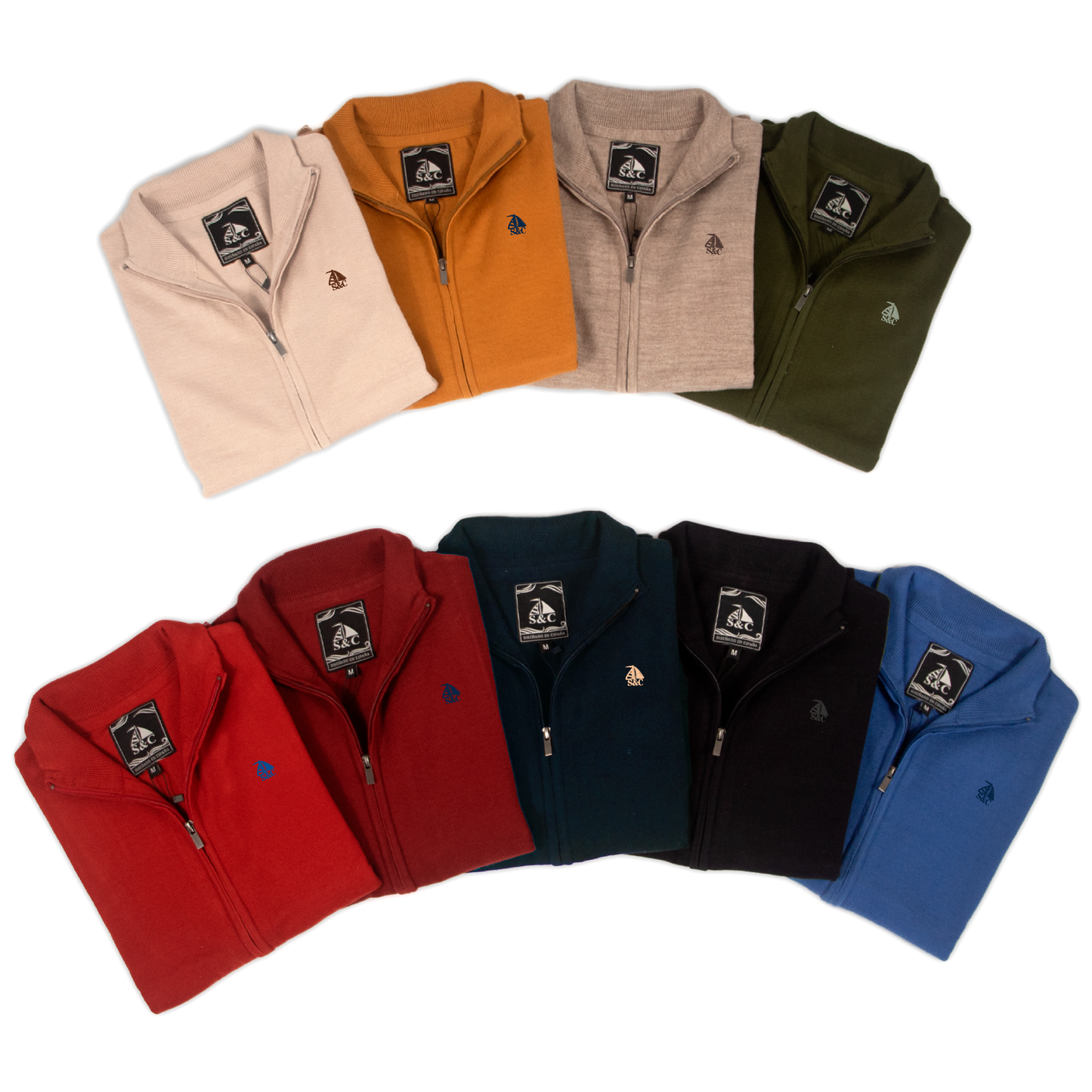 Chaqueta Hombre de Punto Marino