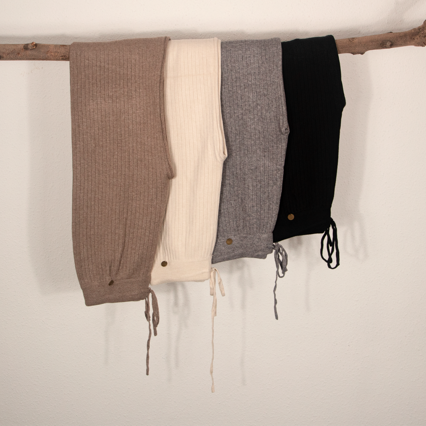 Pantalón Marrón de punto para Mujer