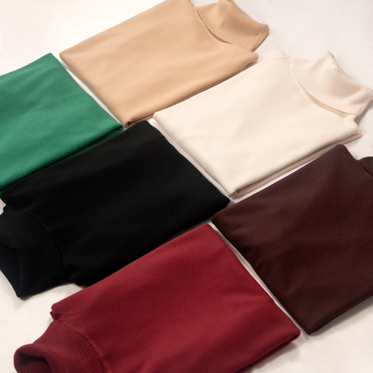 Jersey de Mujer Cuello Vuelto Beige