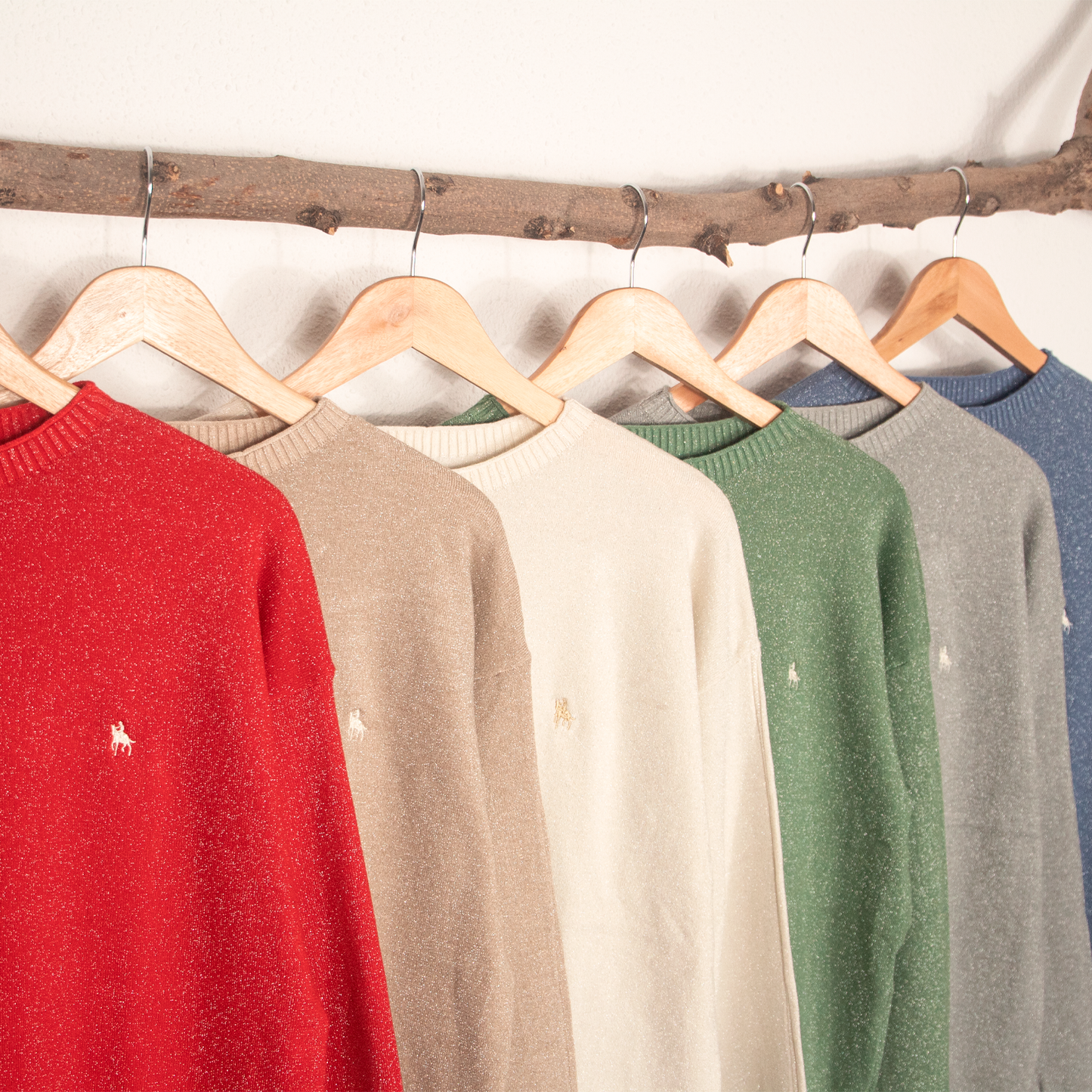 Jersey Mujer Gris Destellos con Detalles de Botones
