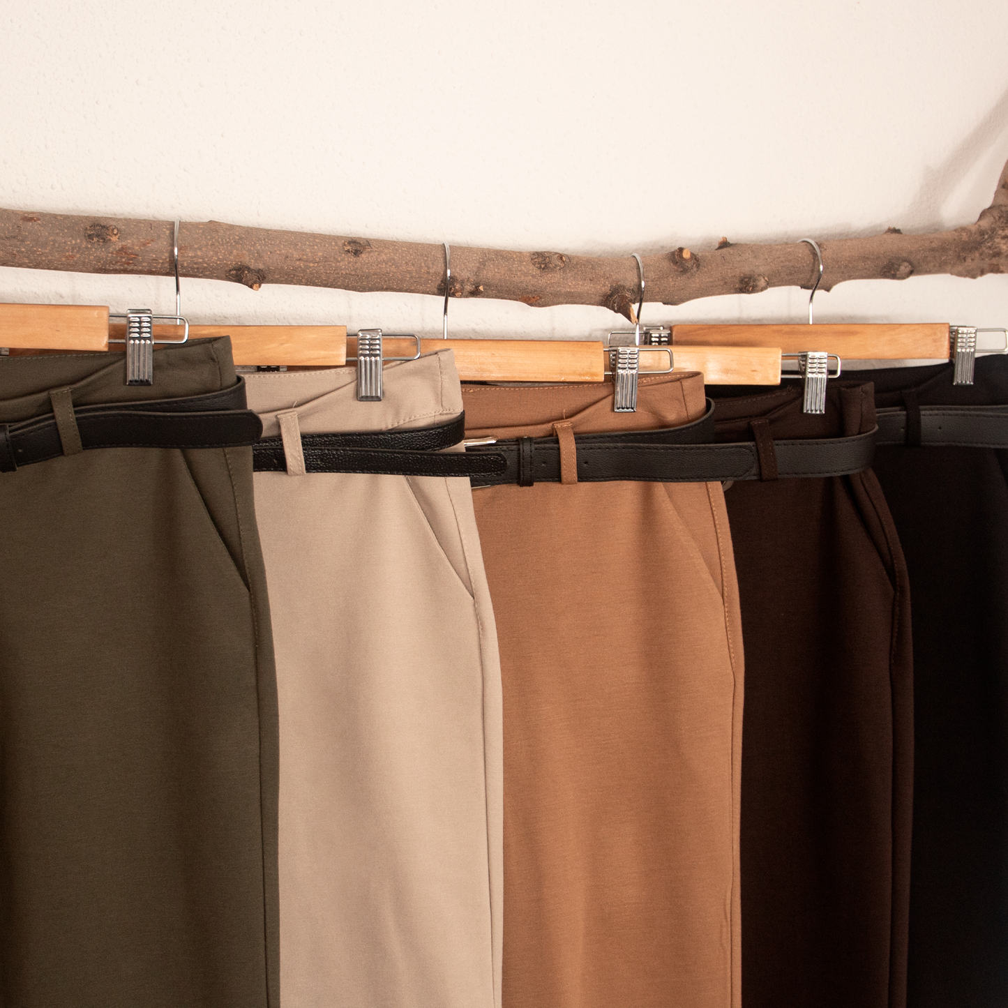 Pantalón Chino Mujer Kaki