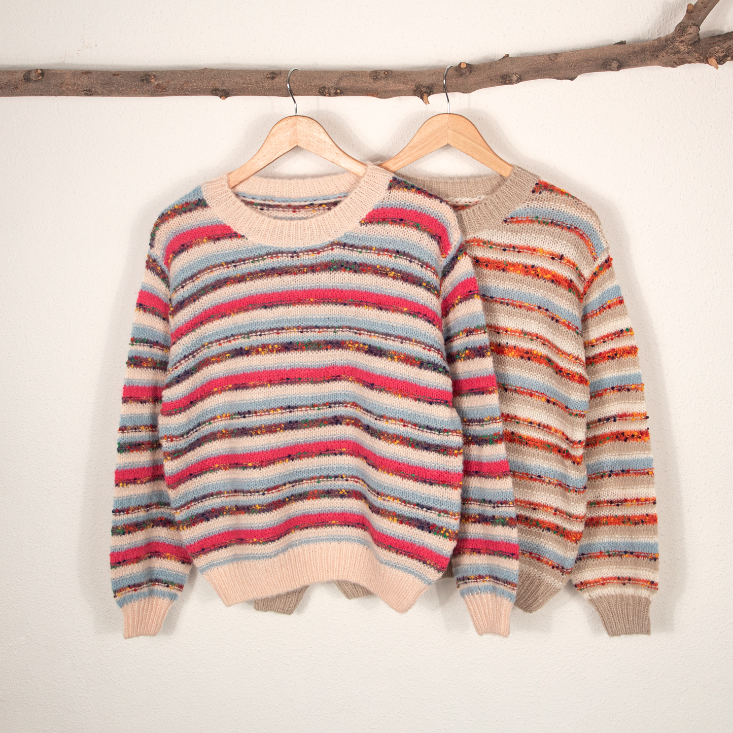 Jersey de Mujer de Rayas Multicolor