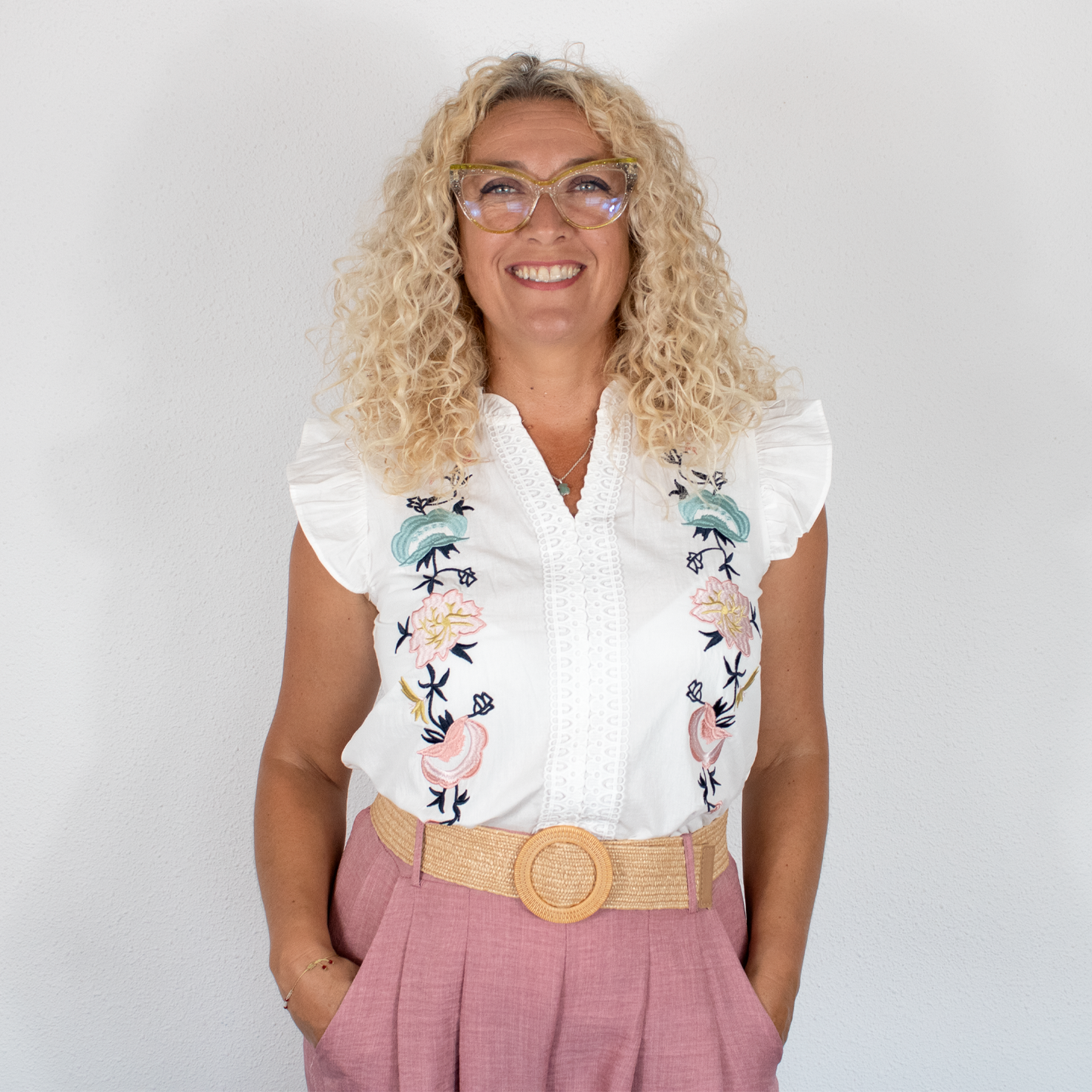Blusa flores