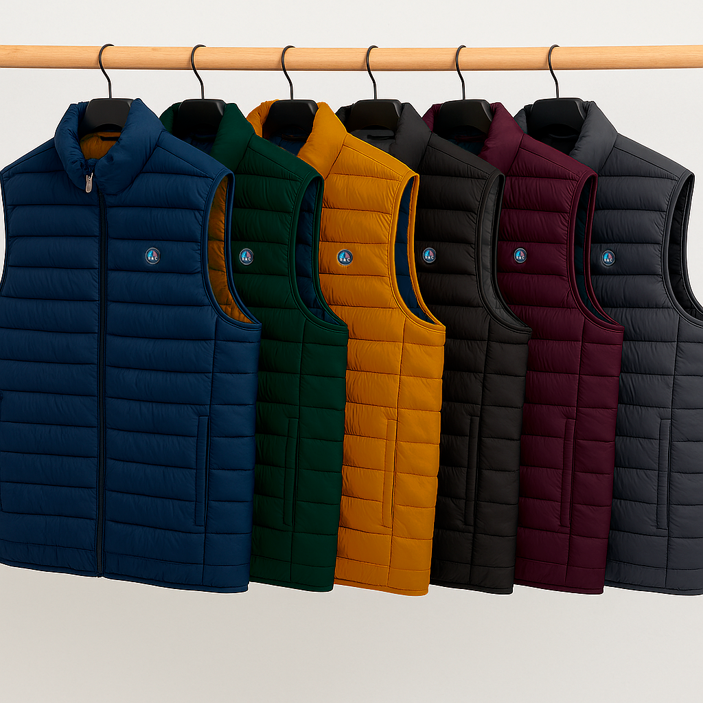 Chaqueta LETUR acolchado de hombre verde