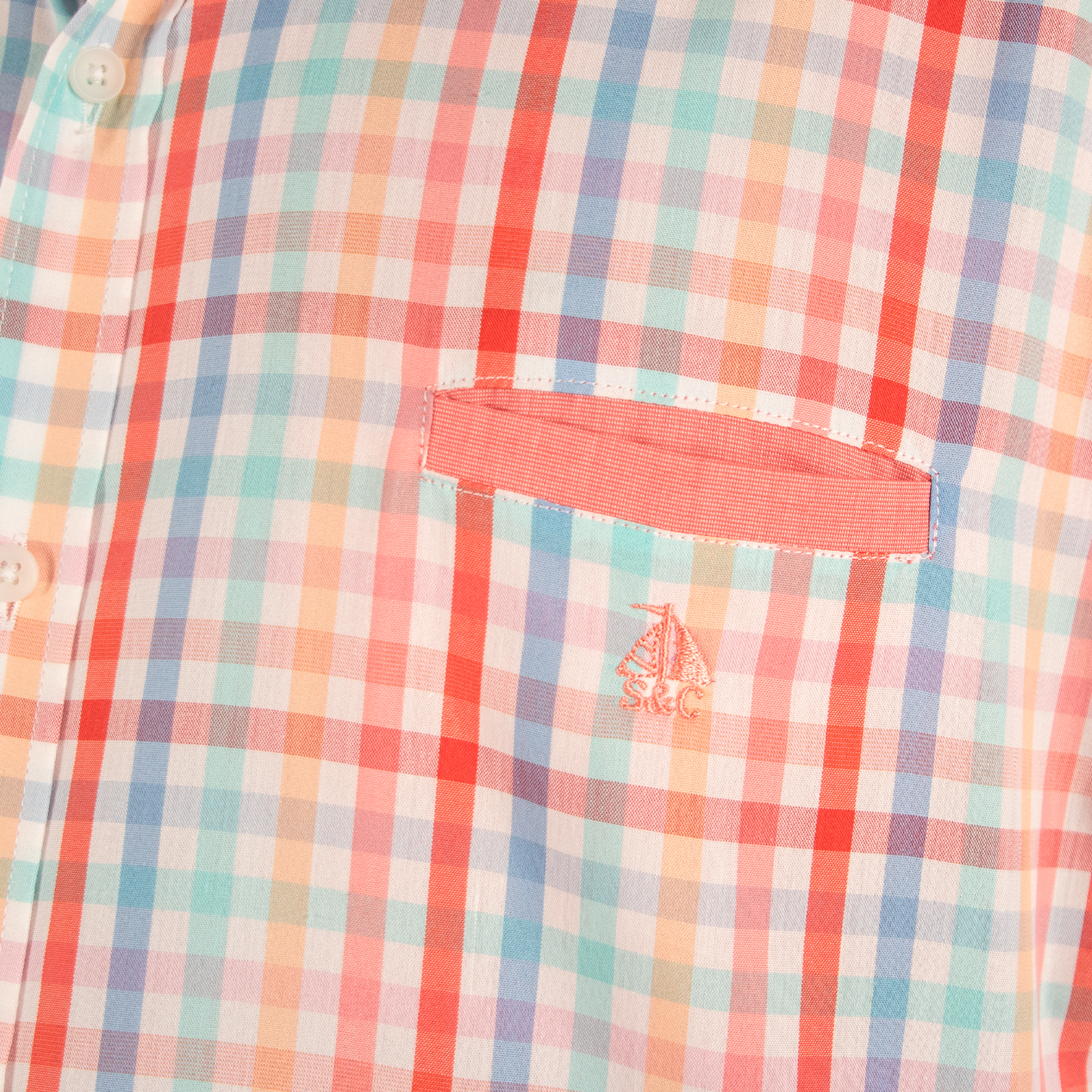 Camisa Hombre Manga Larga Cuadros Colores