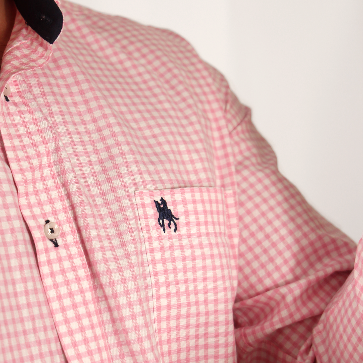 Camisa cuadros rosa
