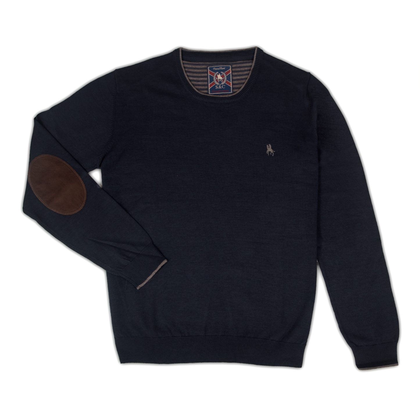 Jersey Hombre Marino con Coderas