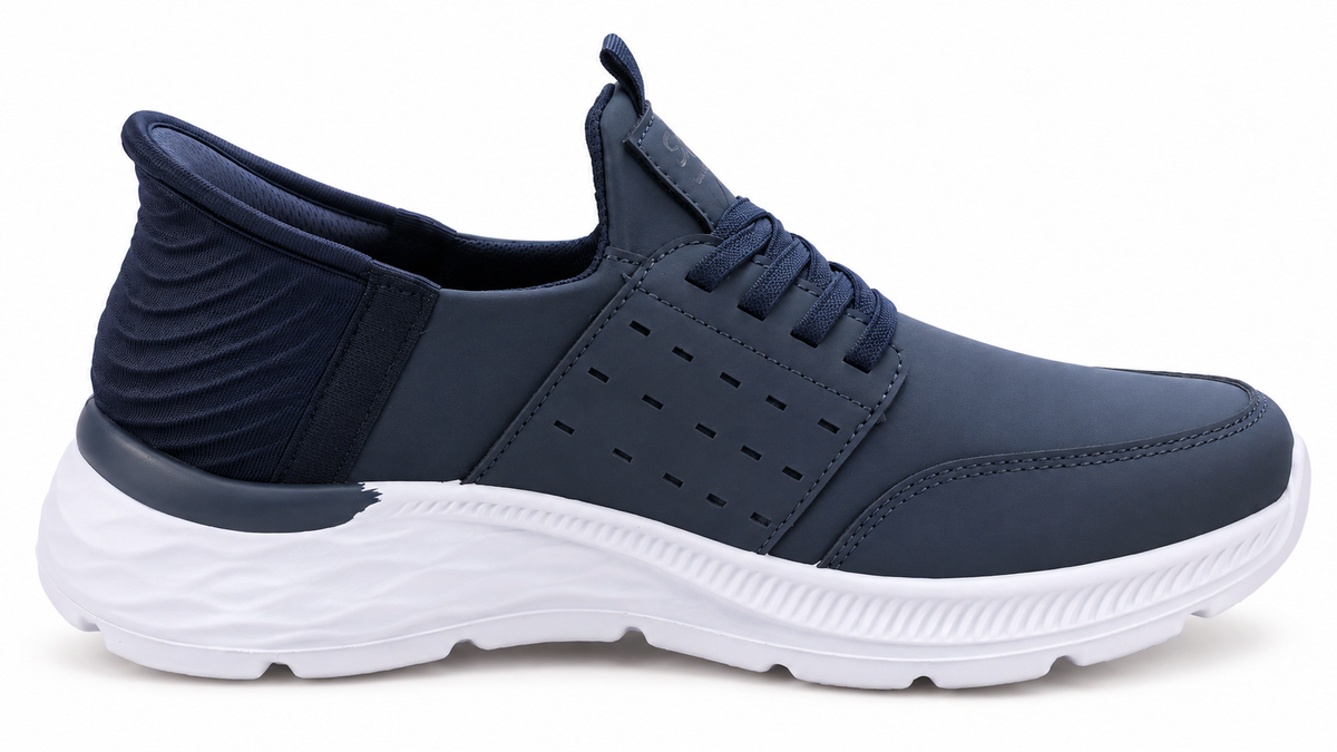 Zapatillas sport cómodas de hombre Marino