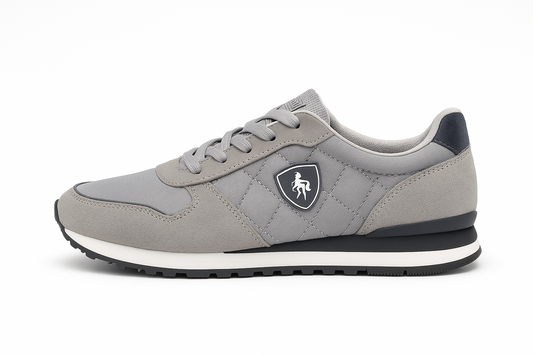 Deportiva hombre gris y marino