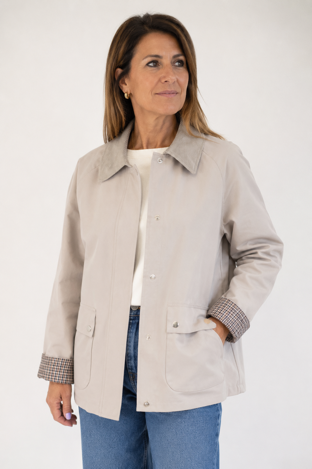 Chaqueta tipo gabardina