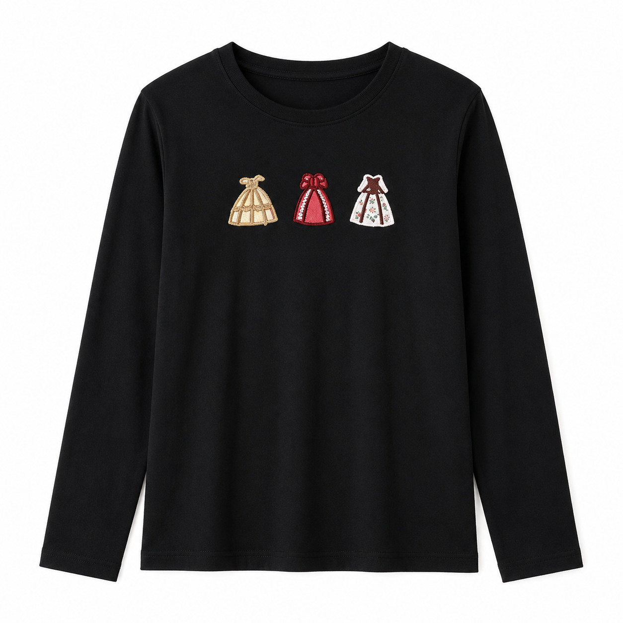 Camiseta manga larga "vestidos"