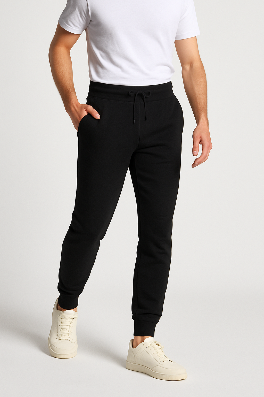 Pantalón de chándal básico negro