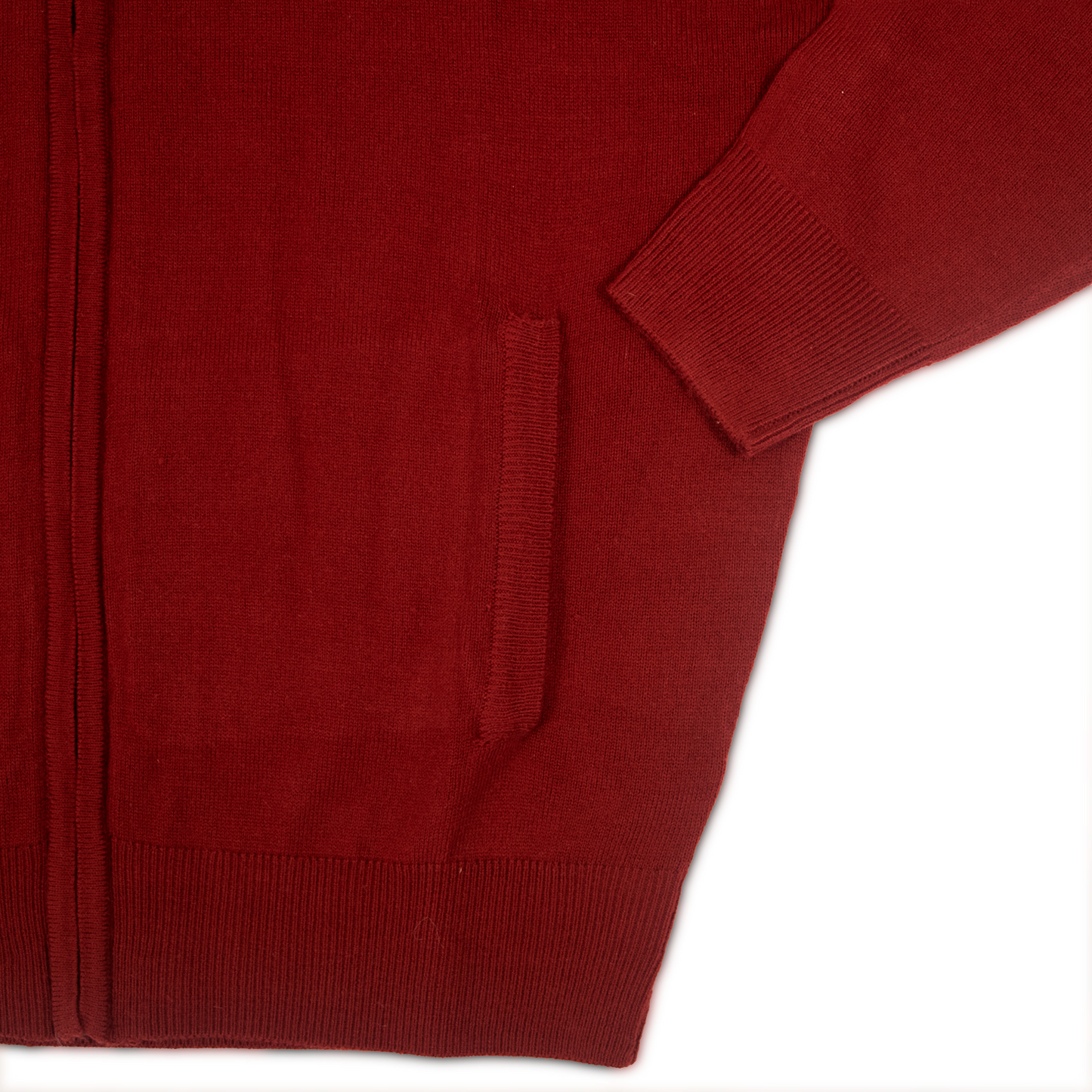 Chaqueta Hombre de Punto Granate