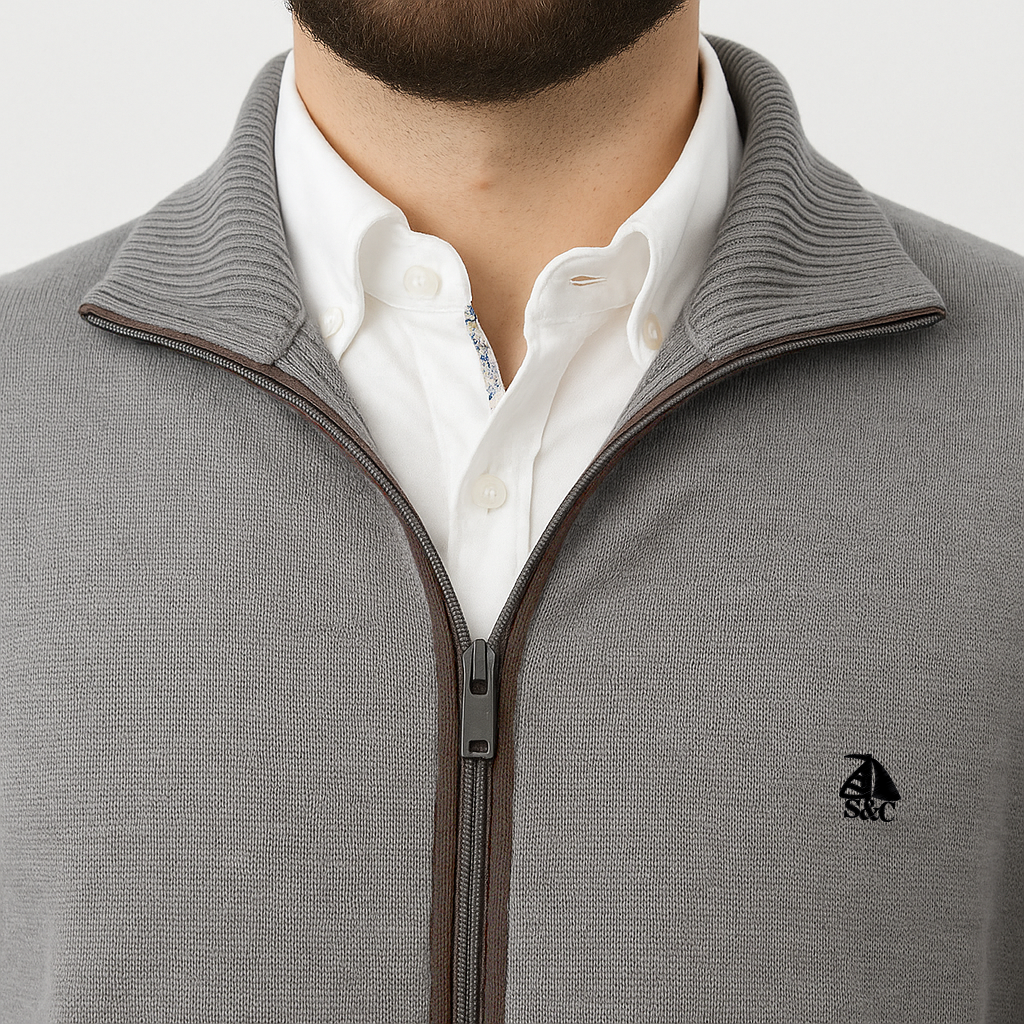 Chaqueta cerrojillo gris