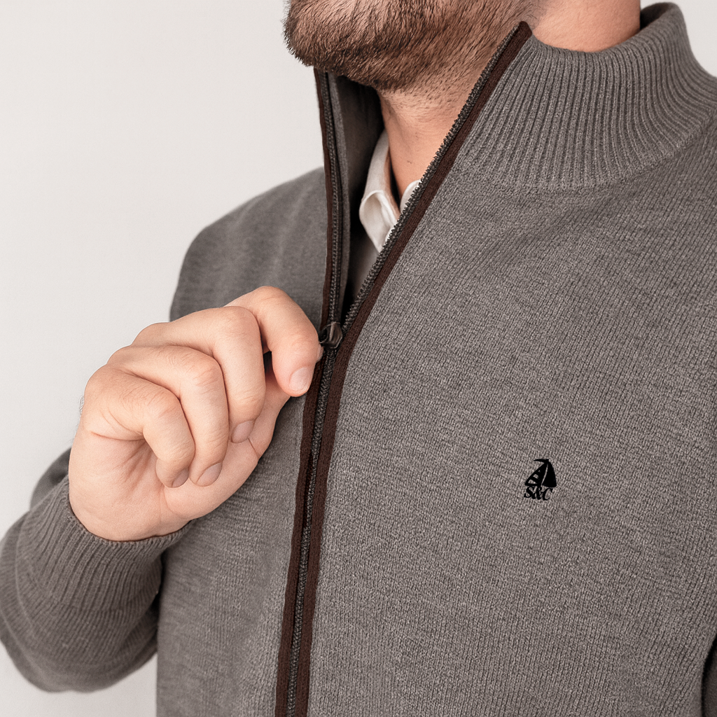Chaqueta cerrojillo gris