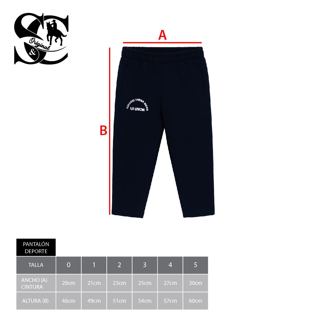 Pantalón unisex de deporte