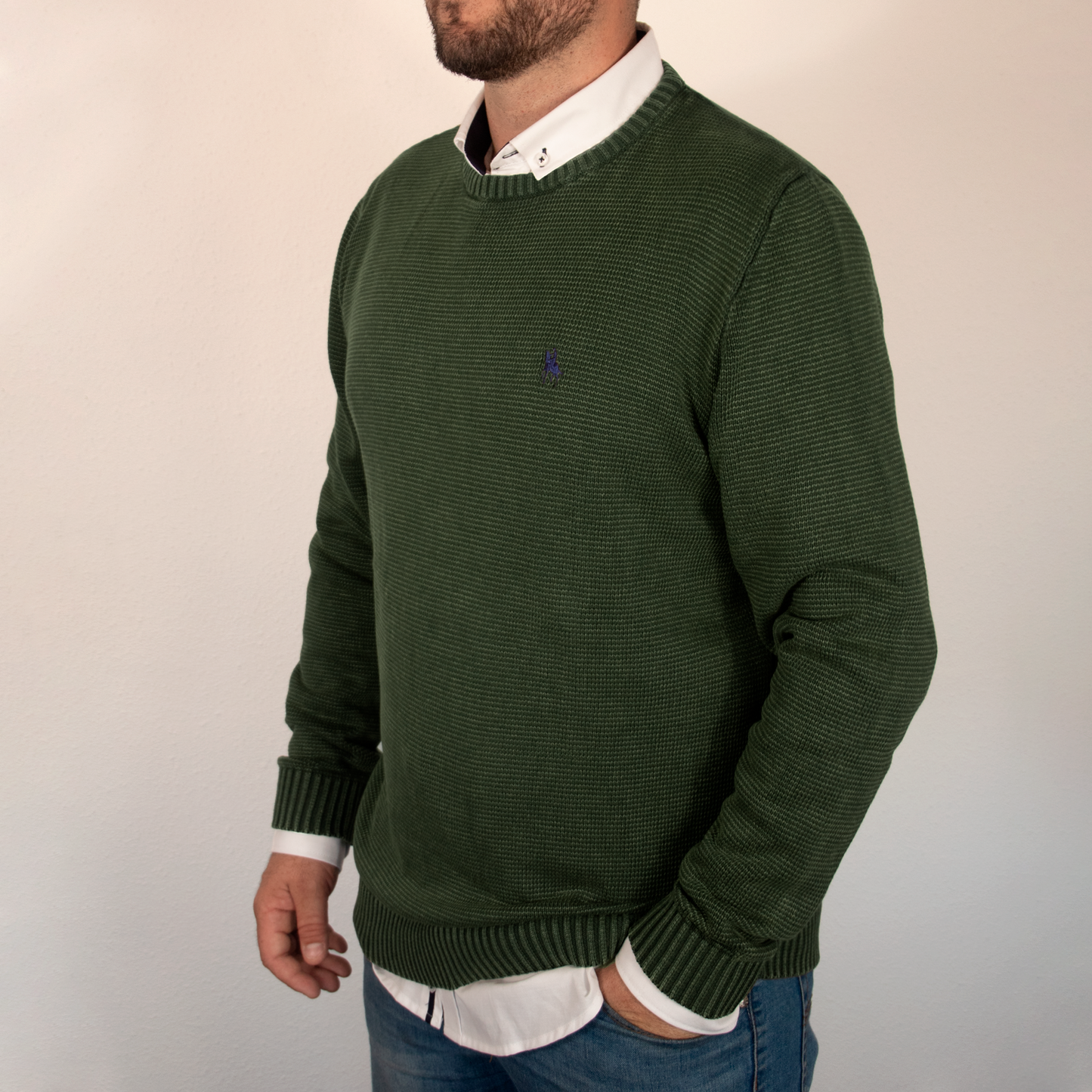 Jersey Hombre Punto Kaki